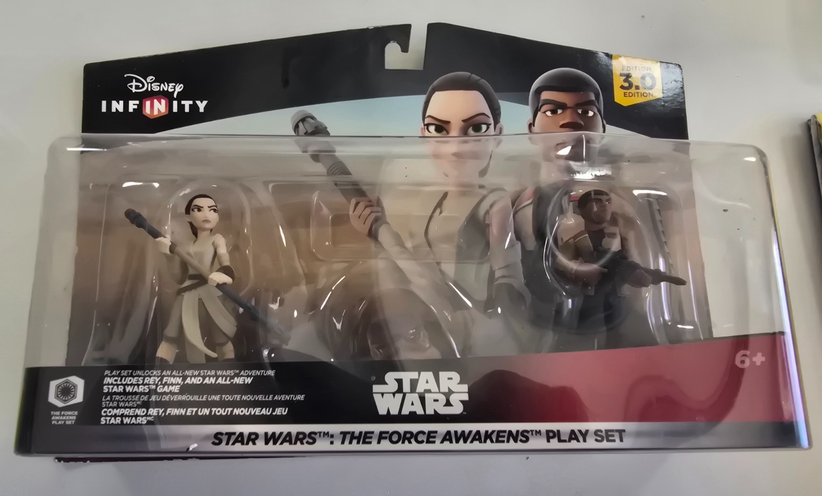Disney Infinity 3.0 Star Wars Force Awakens Rey Finn Play Set NEW UNUSED