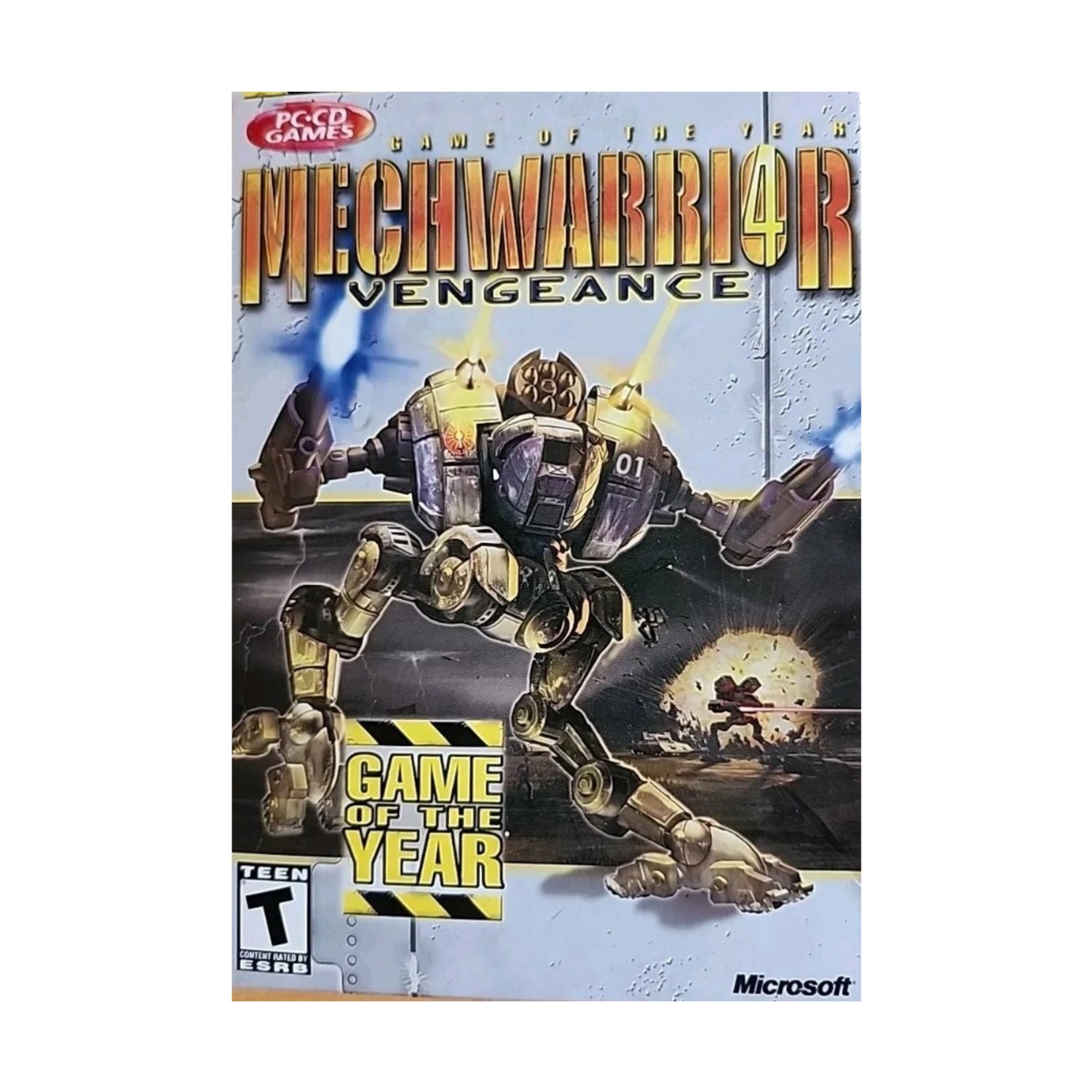 Computer Game Mechwarrior 4 - Vengeance (Game of the Year Ed) VG+/NM