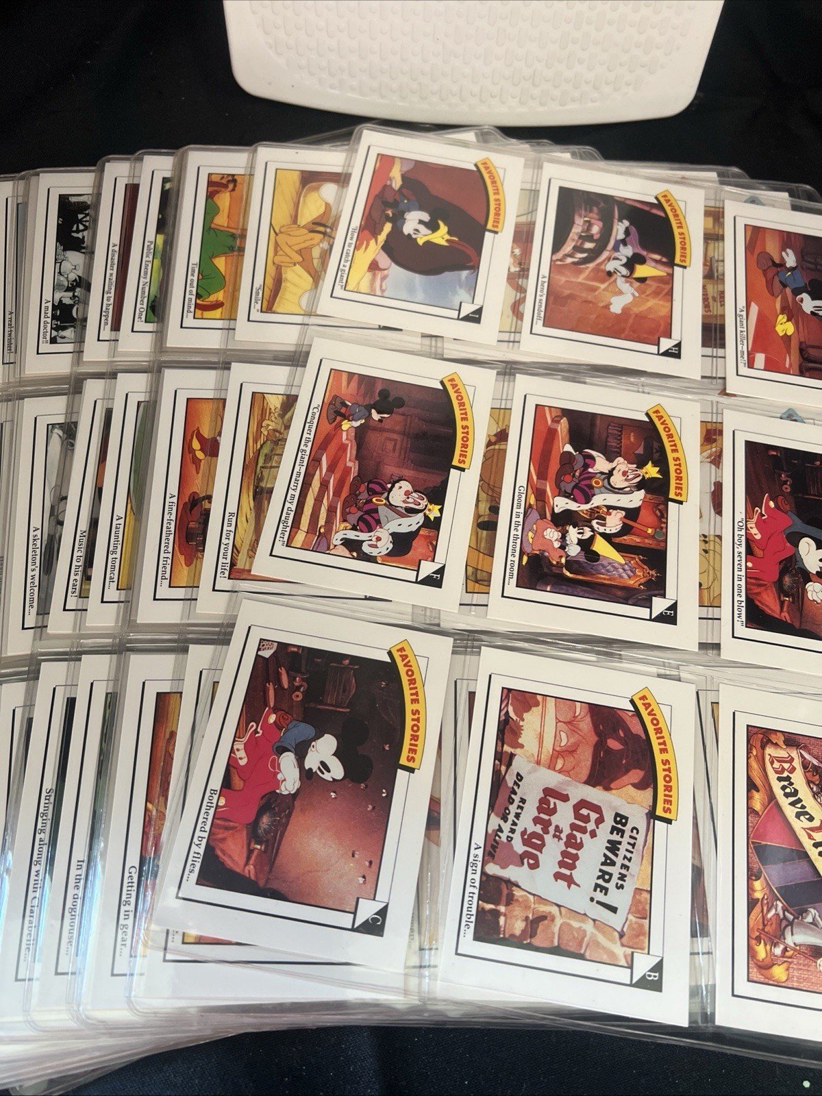 Vintage 1991 Impel Walt Disney Collector Cards Complete 210 Card Base Set Sleeve