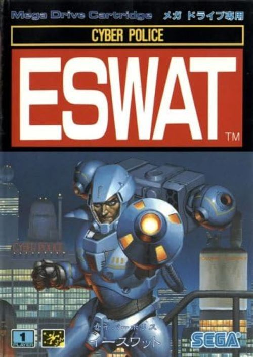 Sega E-SWAT MD Mega Drive G-4029 JP