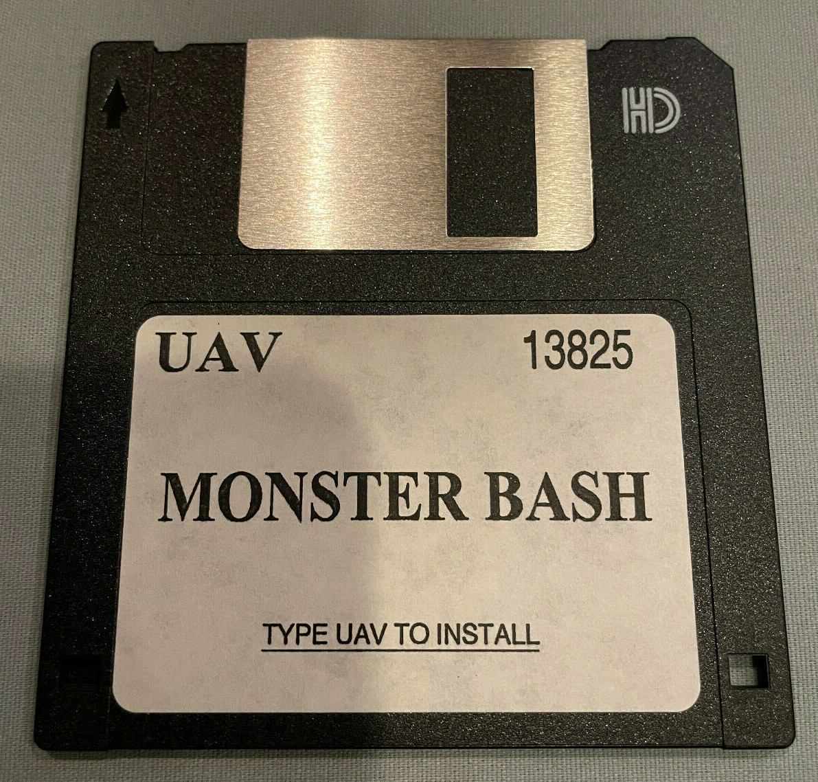 Monster Bash UAV Version #13825 IBM PC Computer Apogee Video Game Diskette RARE