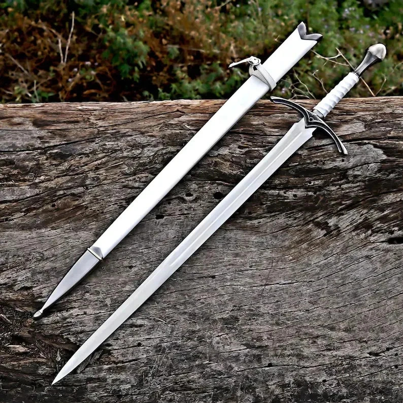 Handmade Glamdring Gandalf Sword LOTR / Plaque Lord of the Ring Collectible Gift
