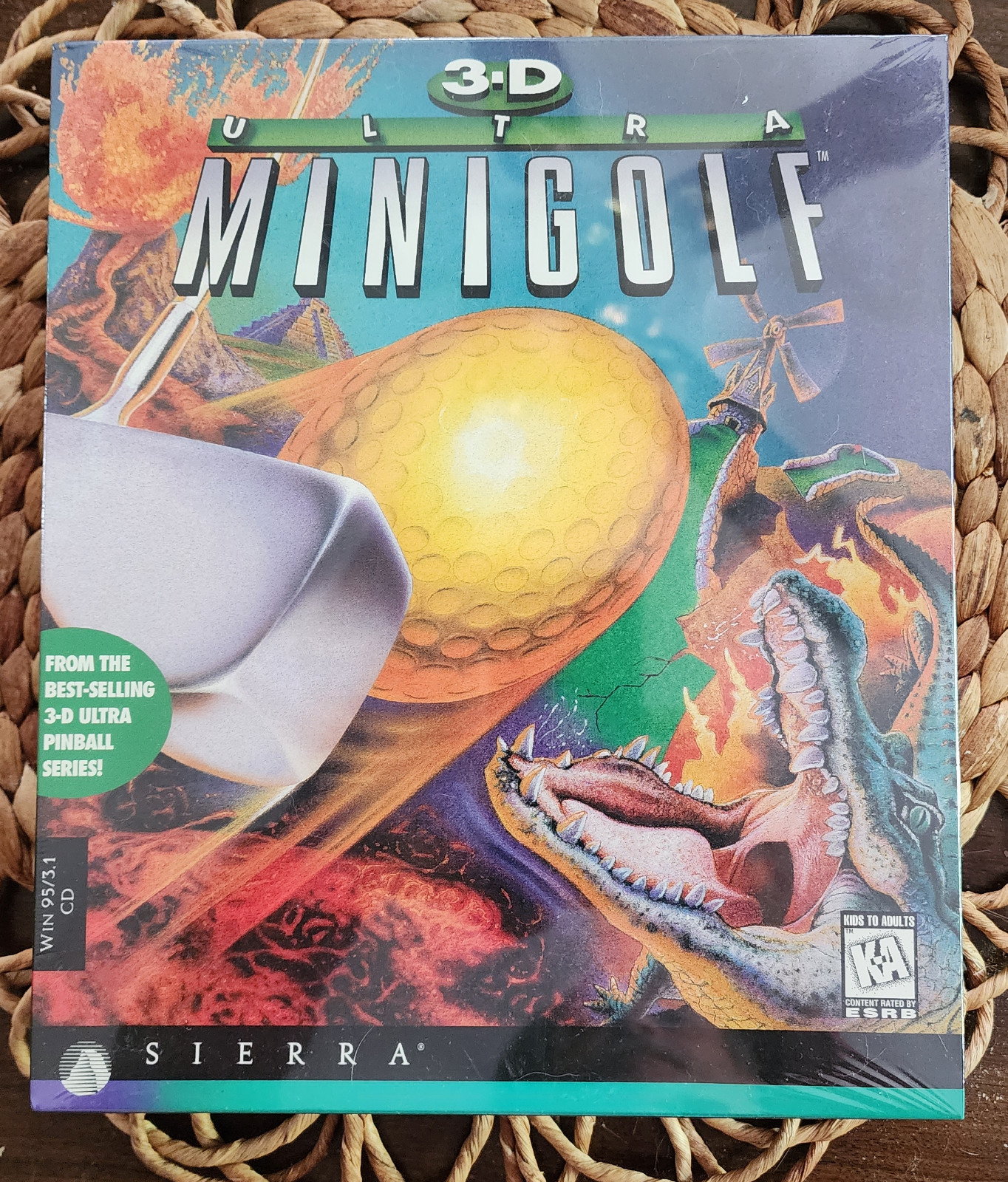 3D Ultra Mini Golf (1997) PC NEW Factory Sealed BIG BOX US Retail Store Edition