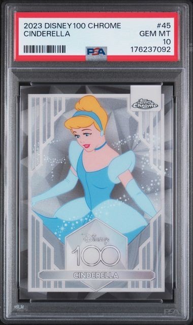 2023 Topps Chrome Disney 100 #45 Cinderella PSA 10