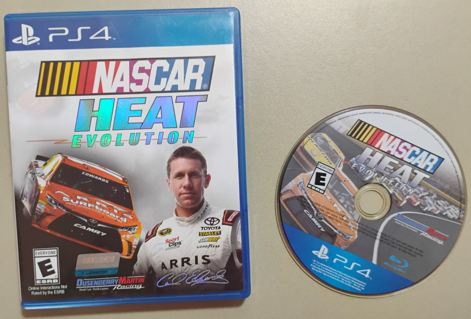 NASCAR Heat Evolution PS4 (Sony PlayStation 4, 2016) Excellent Condition