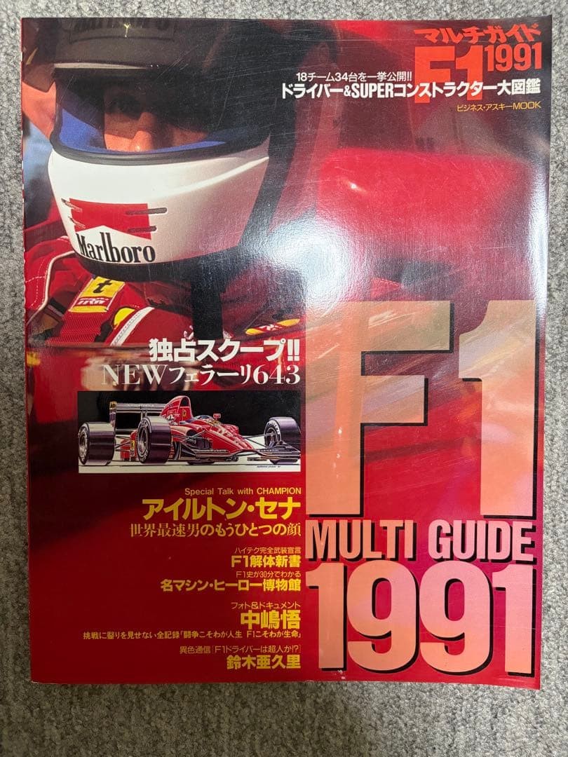 0910 Multi-Guide F1 1991 Driver Super Constructor Big Picture Book