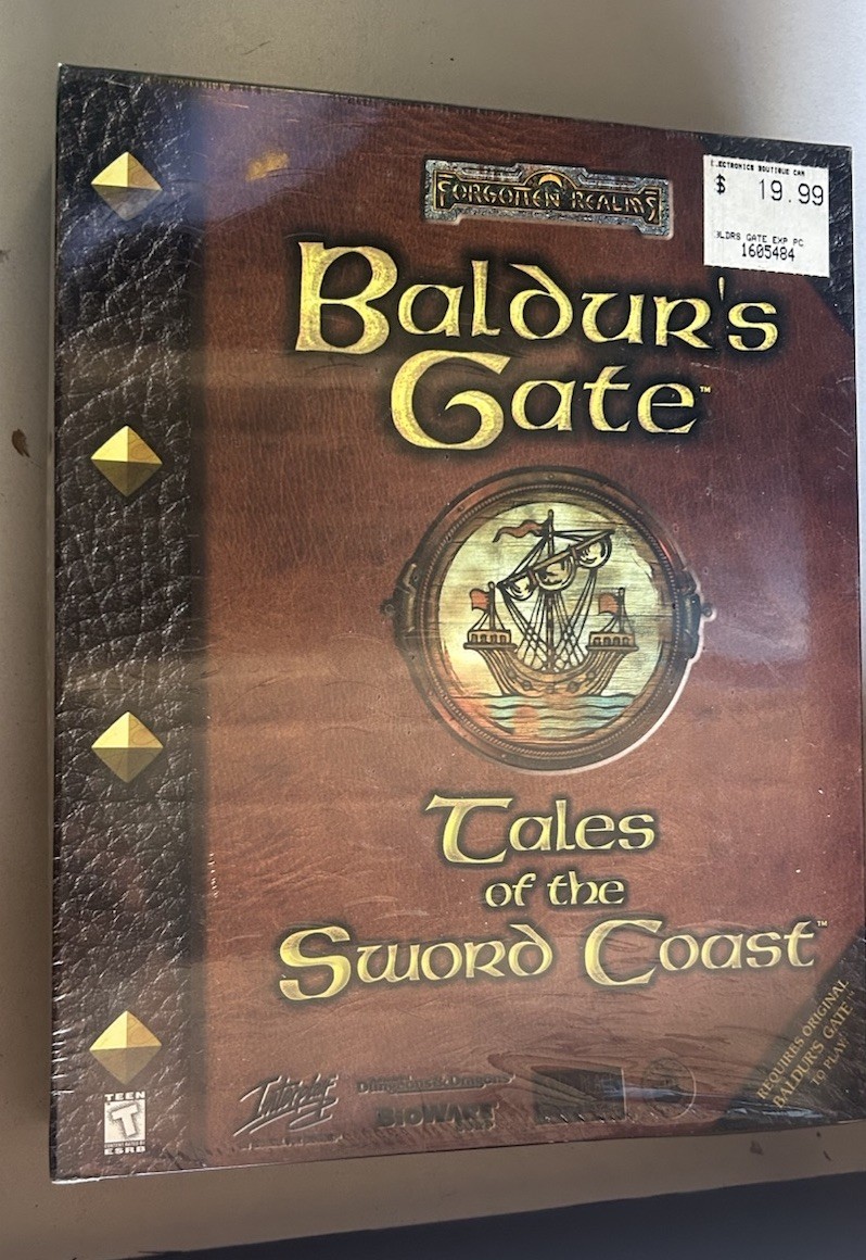Baldur's Gate Tales of the Sword Coast  PC Game Sealed