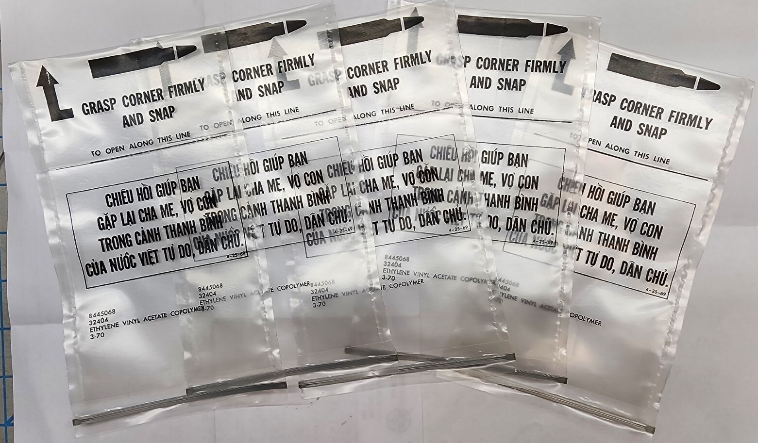 Five U.S. MILITARY VIETNAM ERA 