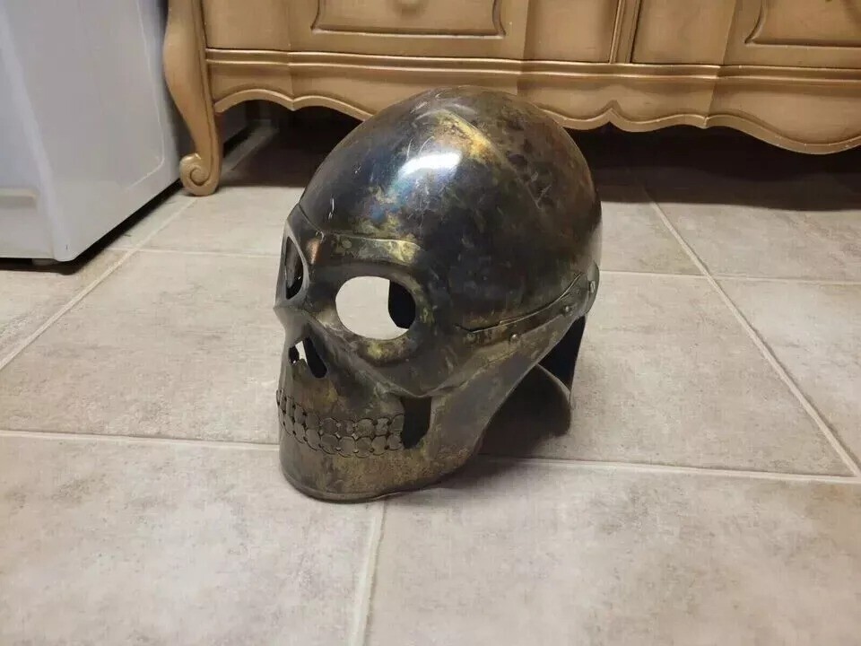 Armor Replica Knight Gift Metal Antique Medieval Skeleton Skull Helmet