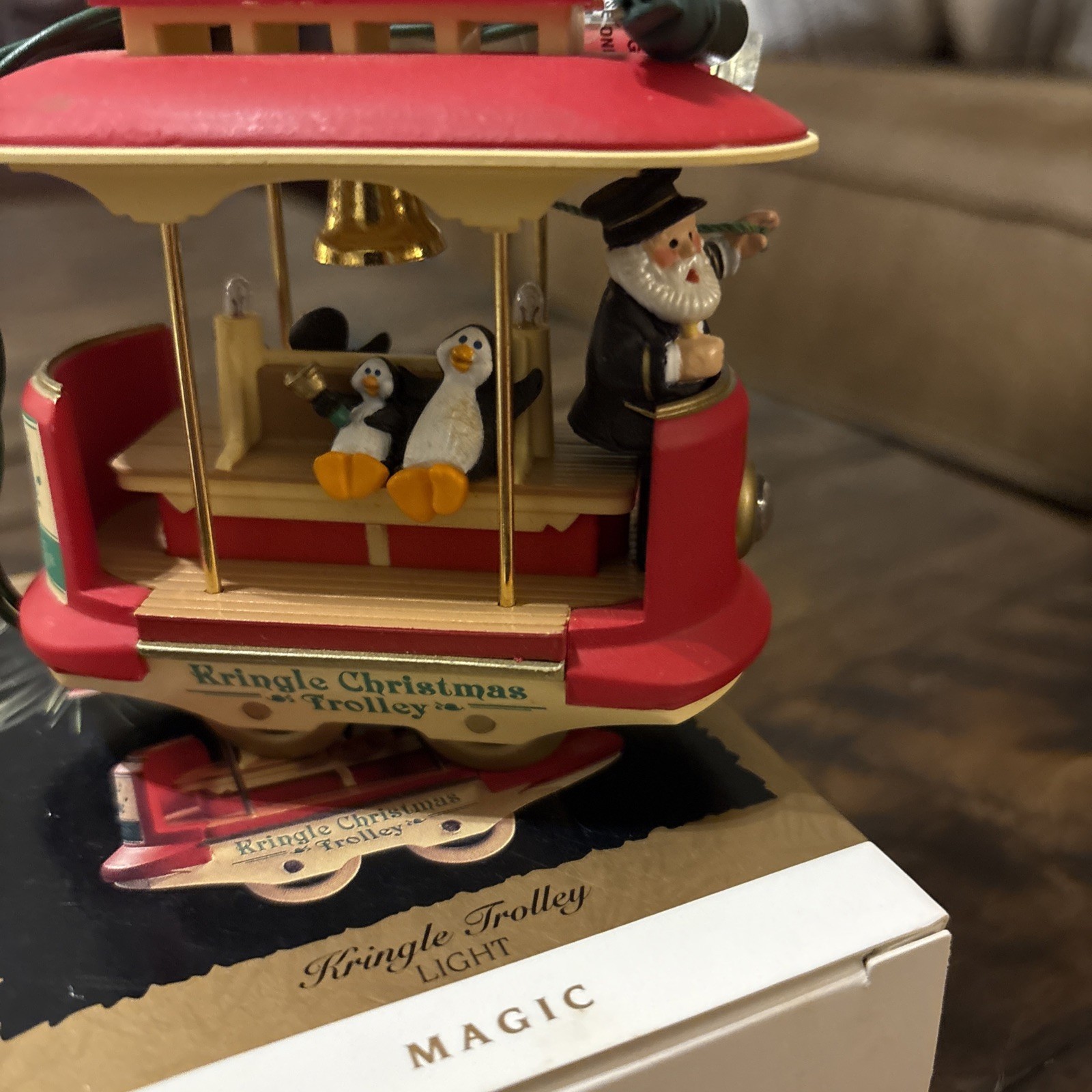 1994 Hallmark Keepsake Ornament MAGIC Kringle Trolley - TESTED - 