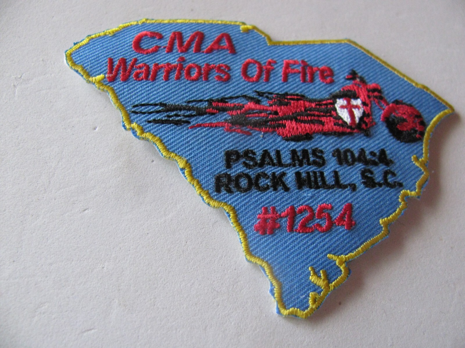 Motorcycle Patch  CMA Warriors of Fire Rock Hill SC 3