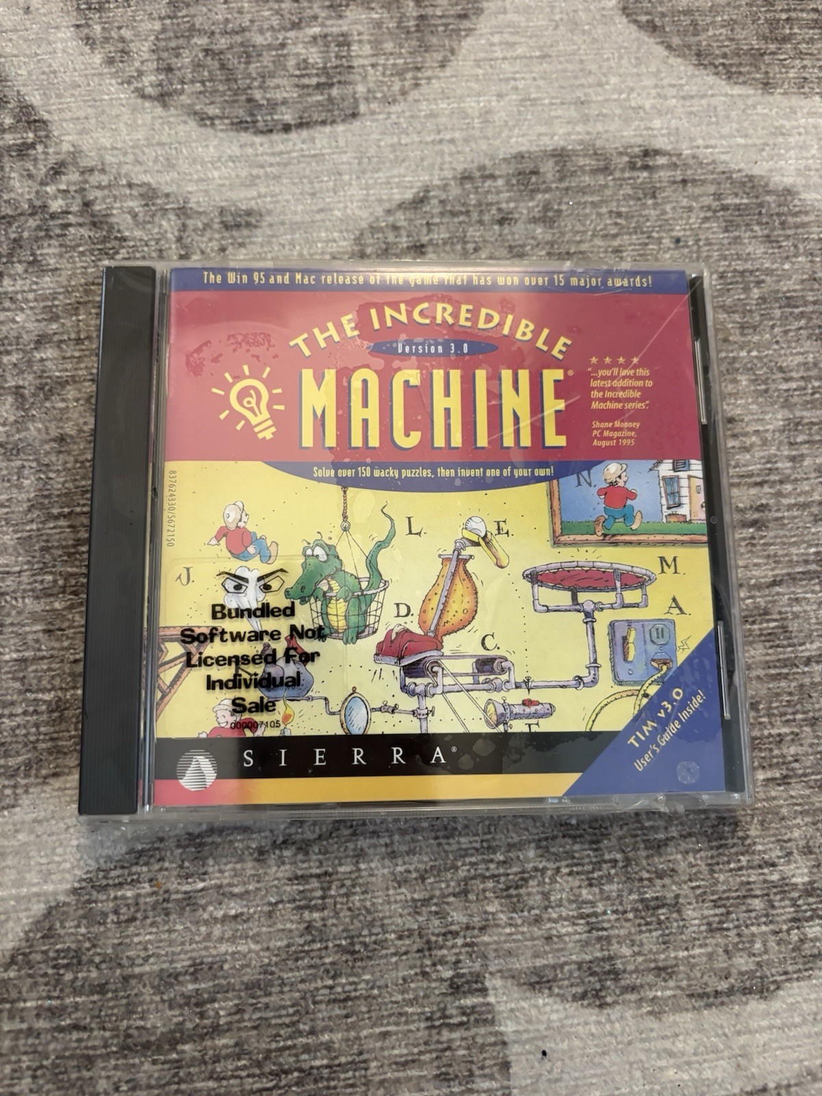 The Incredible Machine Version 3.0 PC CD-Rom 1995 Windows Mac Sierra