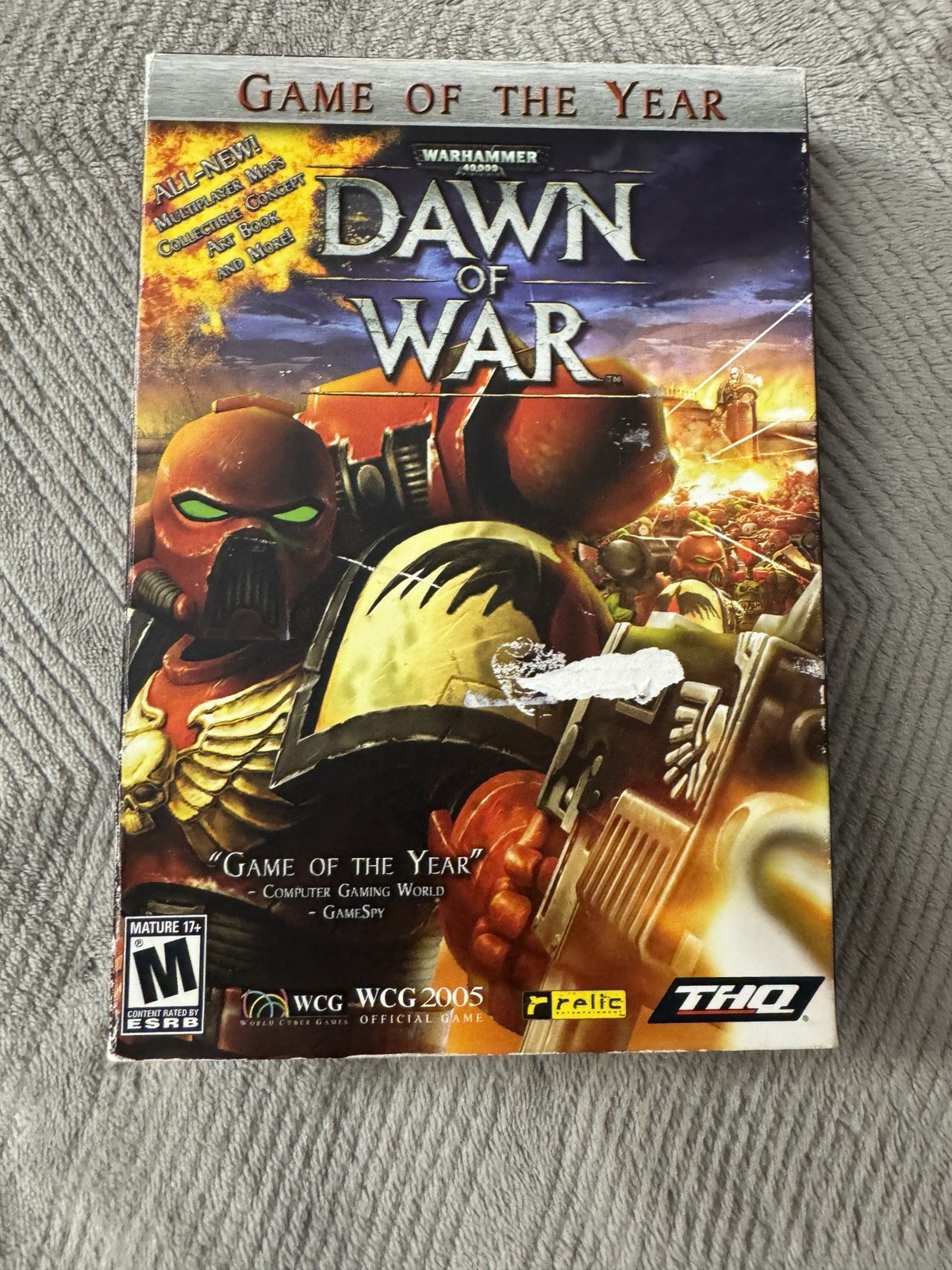 Warhammer 40,000 40k: Dawn of War, Game of the Year Edition (PC, 2004) Boxed CIB