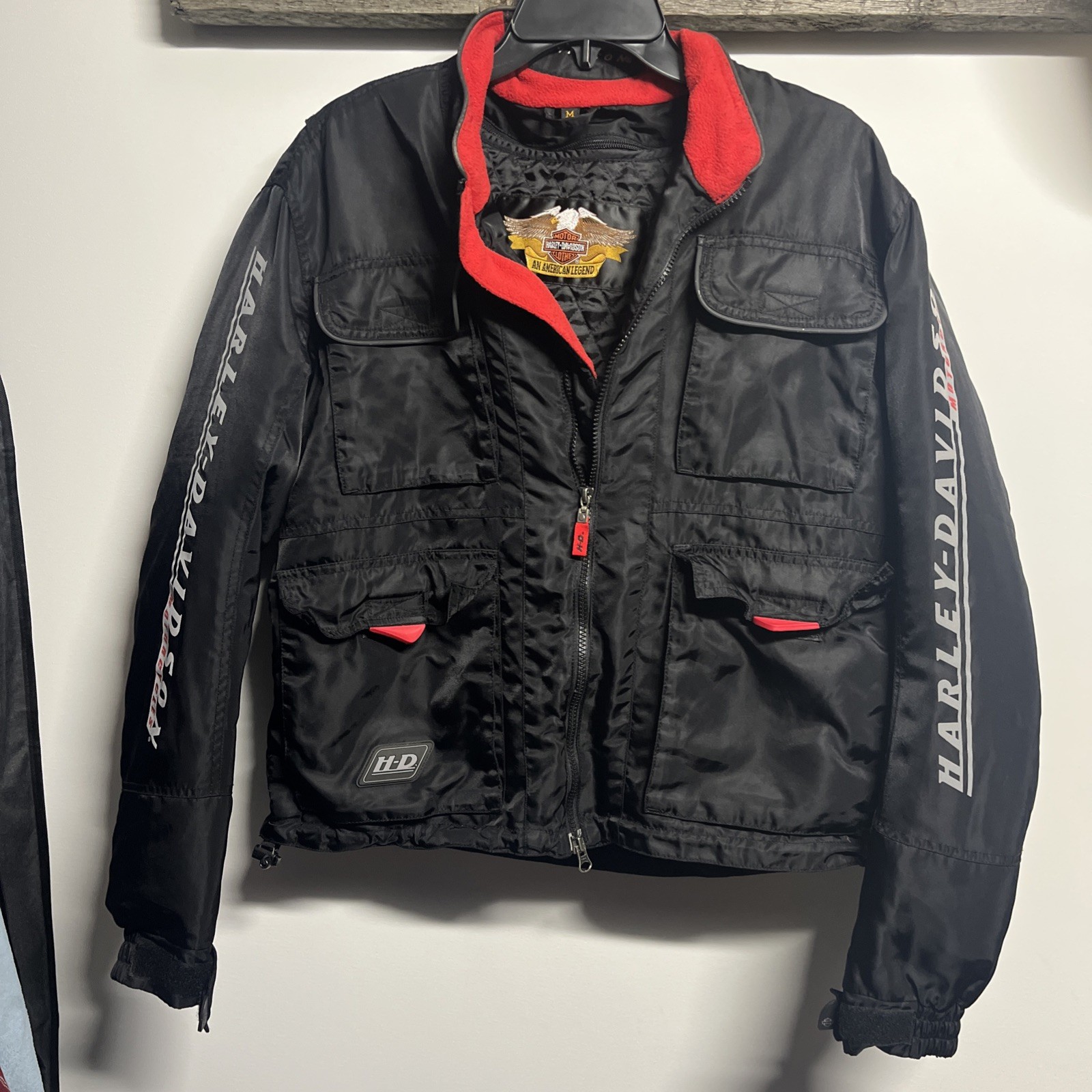 Harley-Davidson Men’s Riding Jacket Dual Zip Black Size M