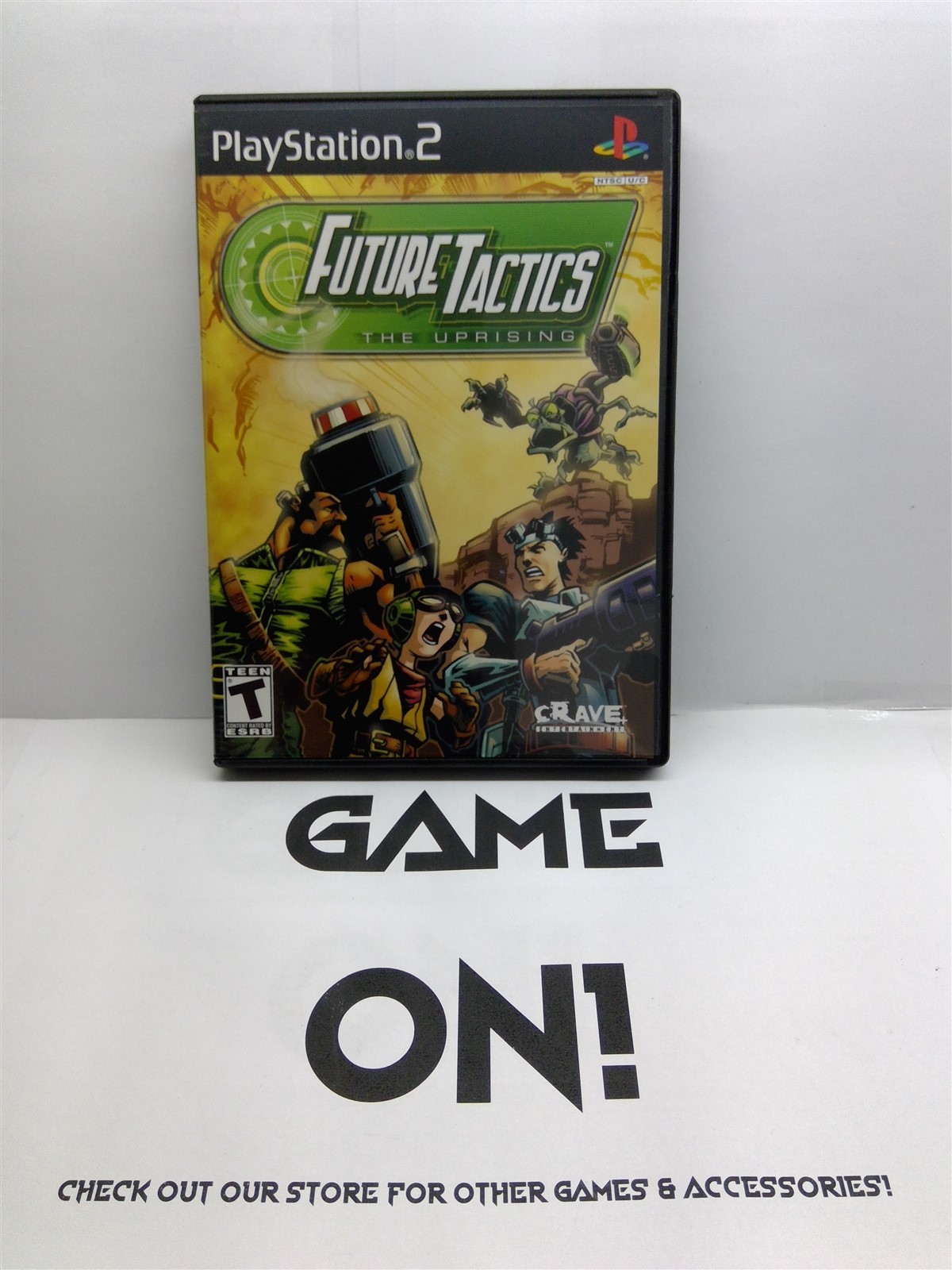 Future Tactics: The Uprising (PlayStation 2, 2004) Complete w/ Manual -Free Ship