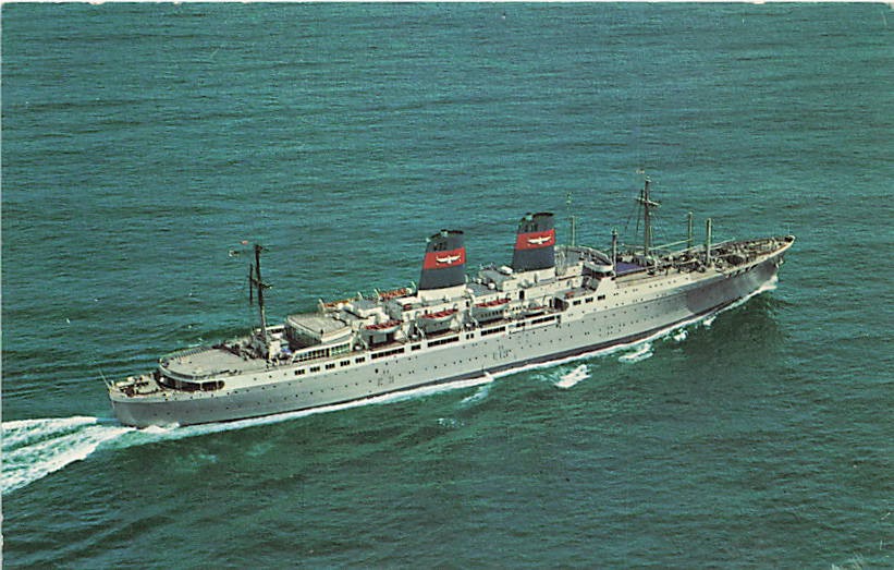 Postcard: SS President Roosevelt, American President Lines Posted 1966