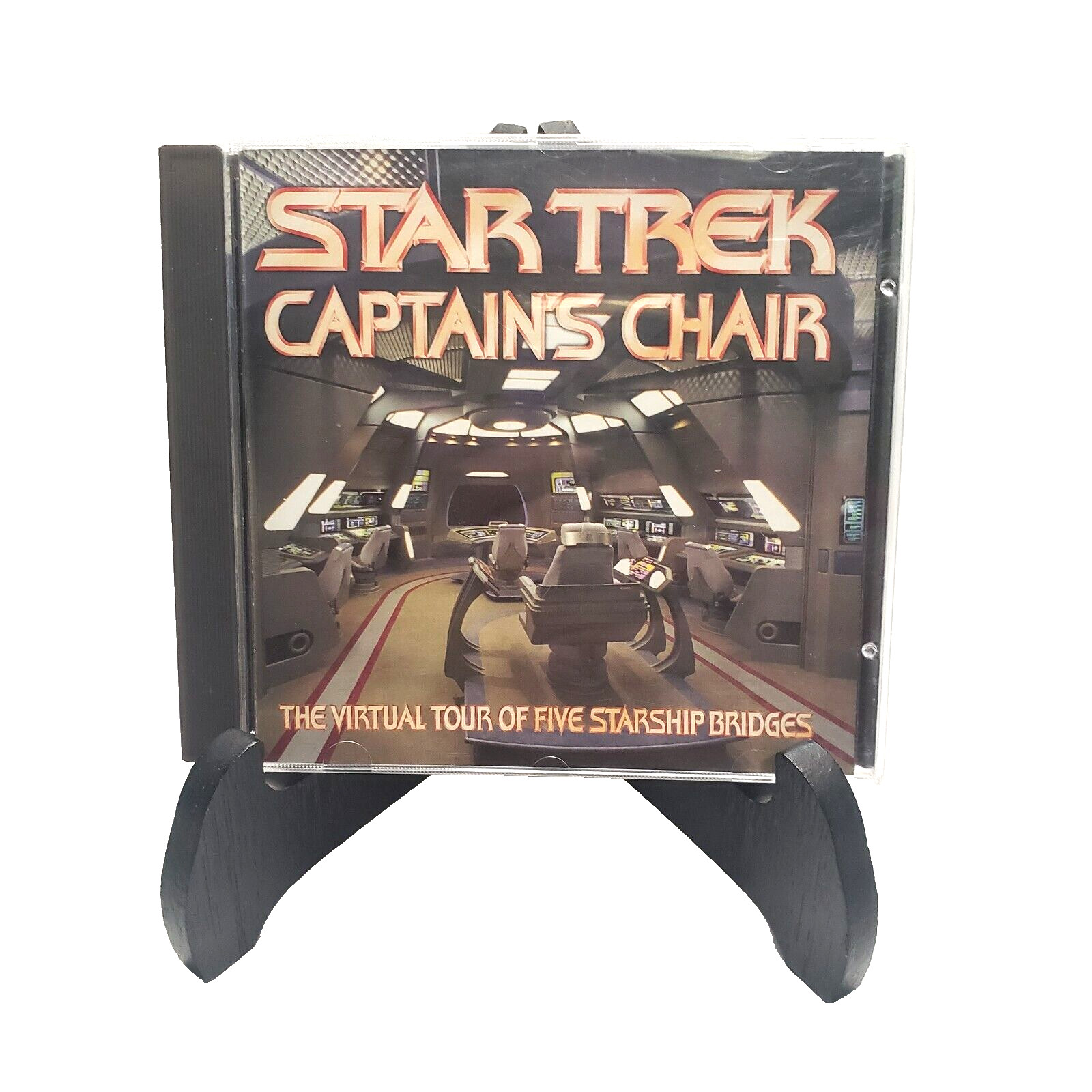 Star Trek Captains Chair 1999 CD-ROM The Virtual Tour of Five Starship Bridges
