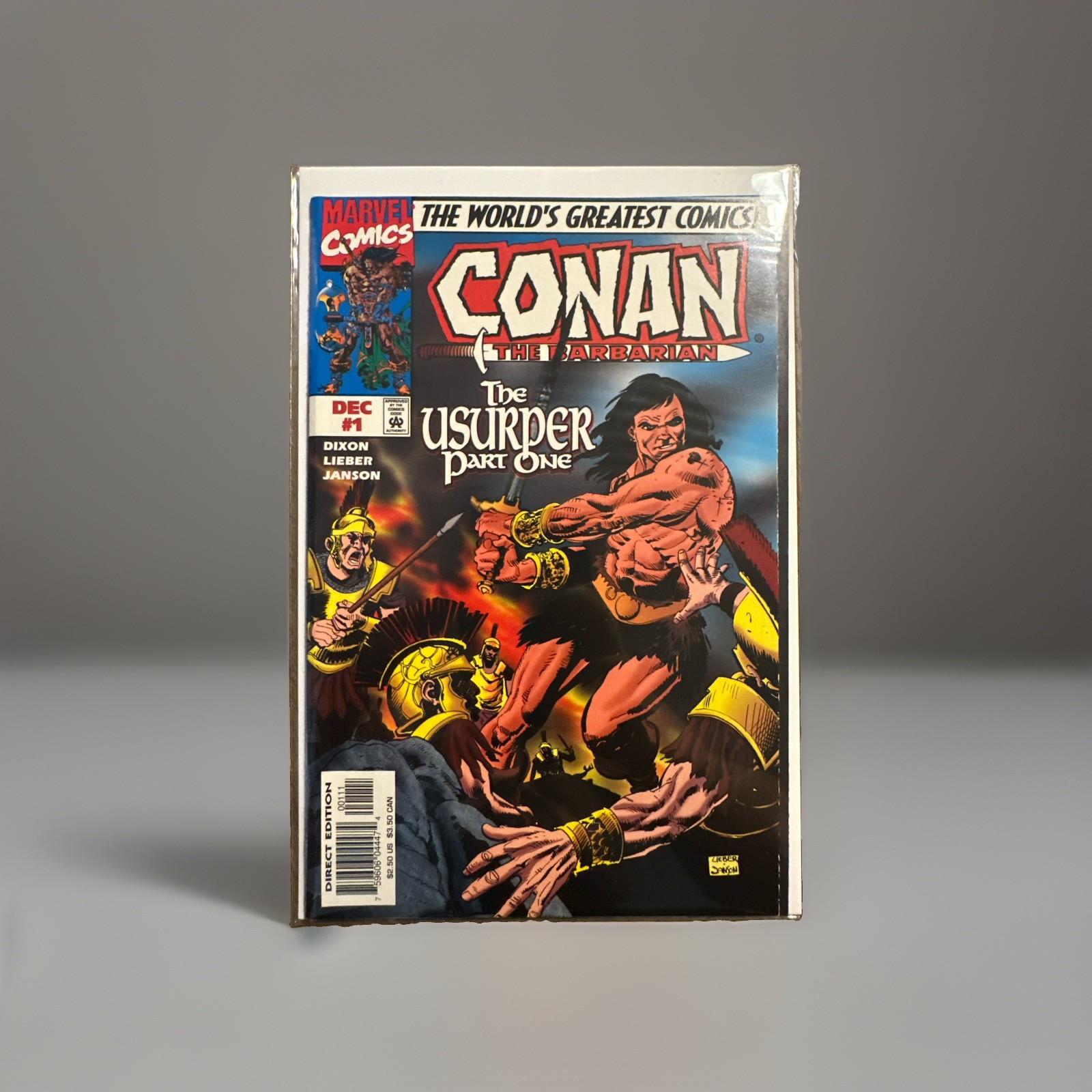 CONAN THE BARBARIAN THE USURPER PART 1 MARVEL 1997 KEY NEW IN SEALED POLY BAG NM