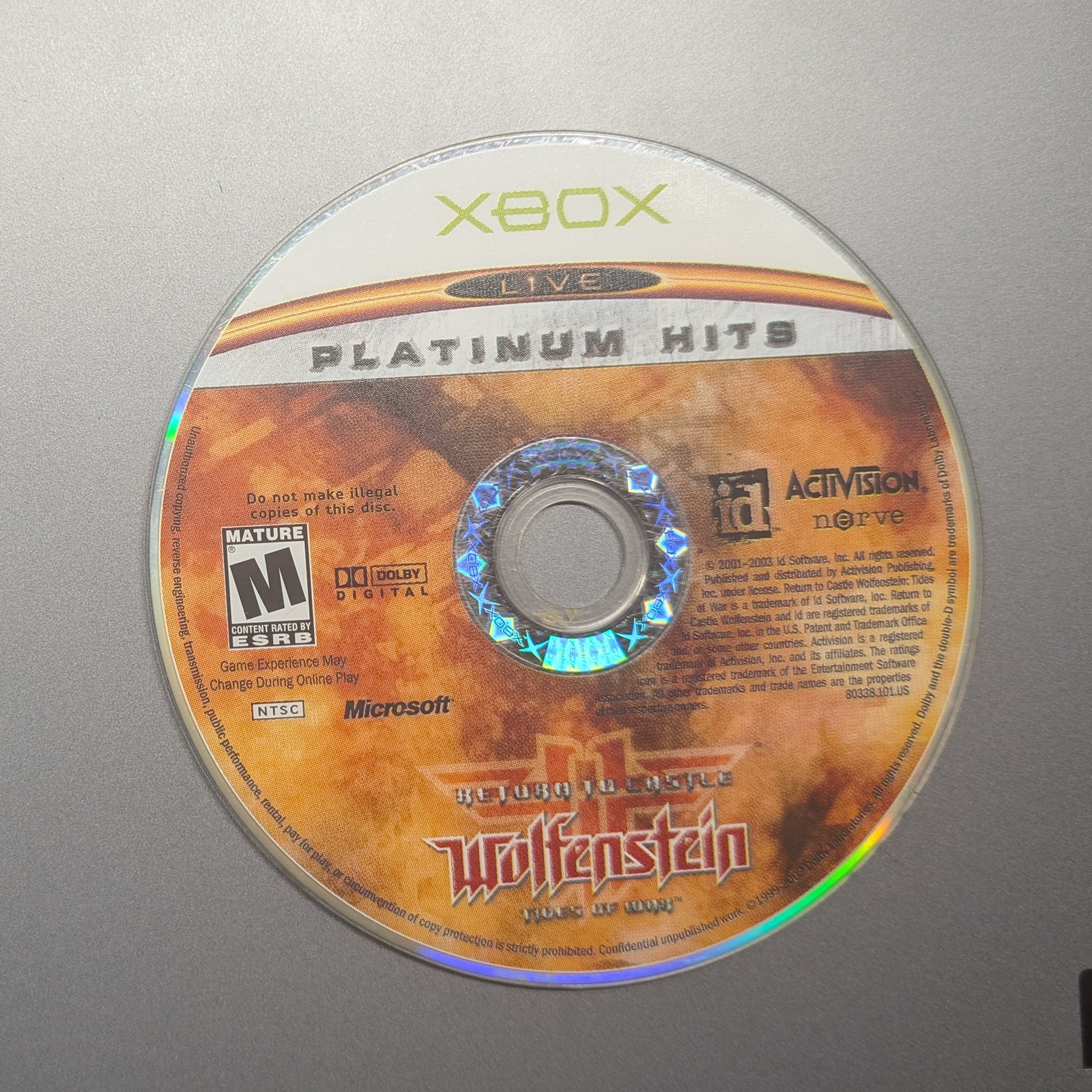 Return to Castle Wolfenstein [Platinum Hits] (Xbox)