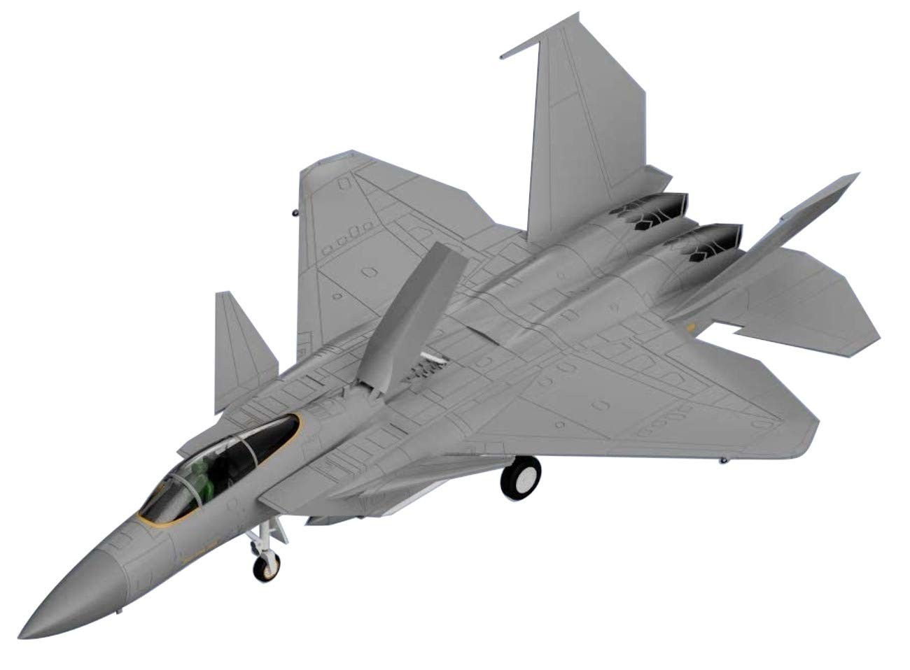 HMA Mobile Police Patlabor 2 the Movie F-15 Kai Eagle PLUS 1/144 scale plastic m