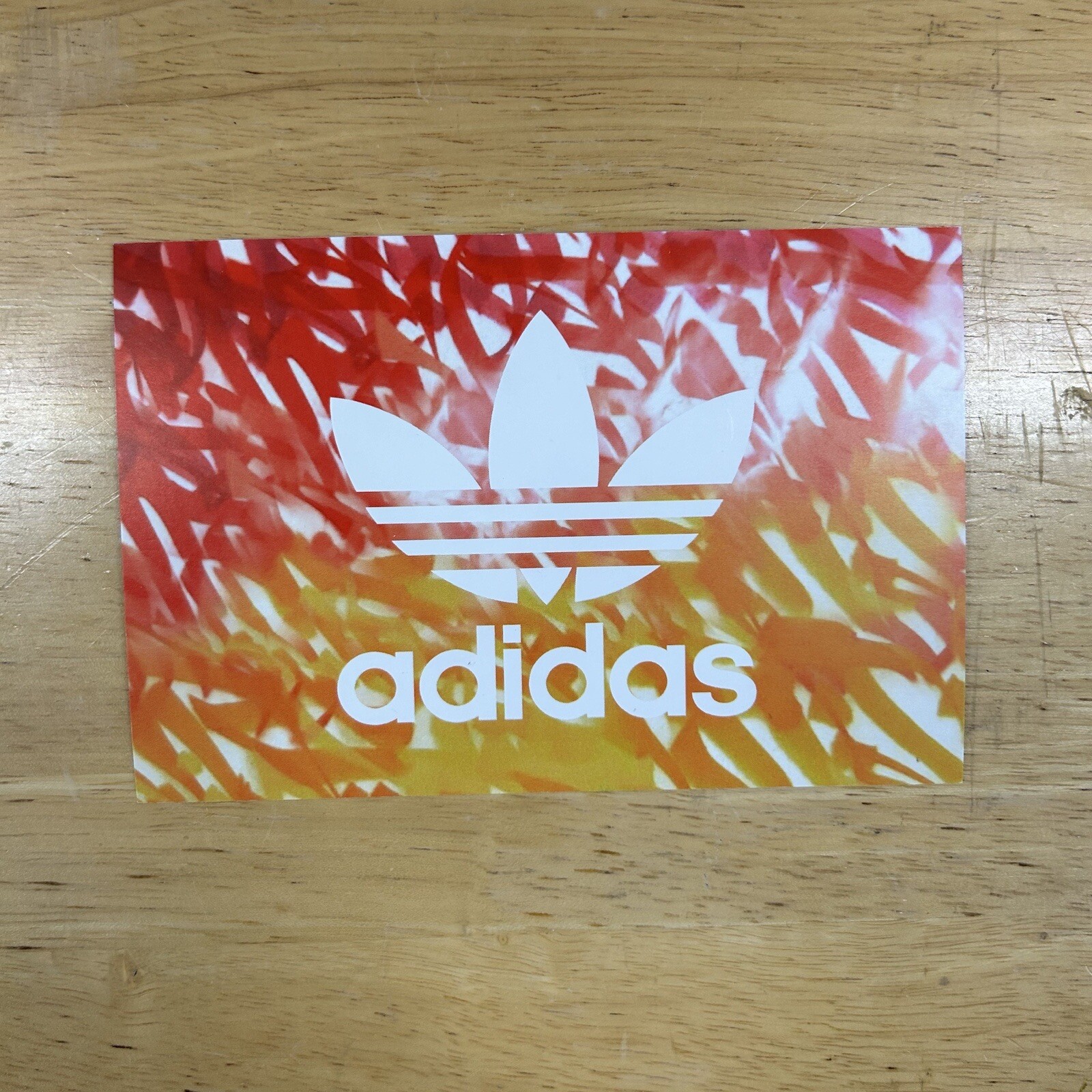 Adidas Chicago Wicker Park Postcard Advertising Illinois Abstract Trefoil NEW