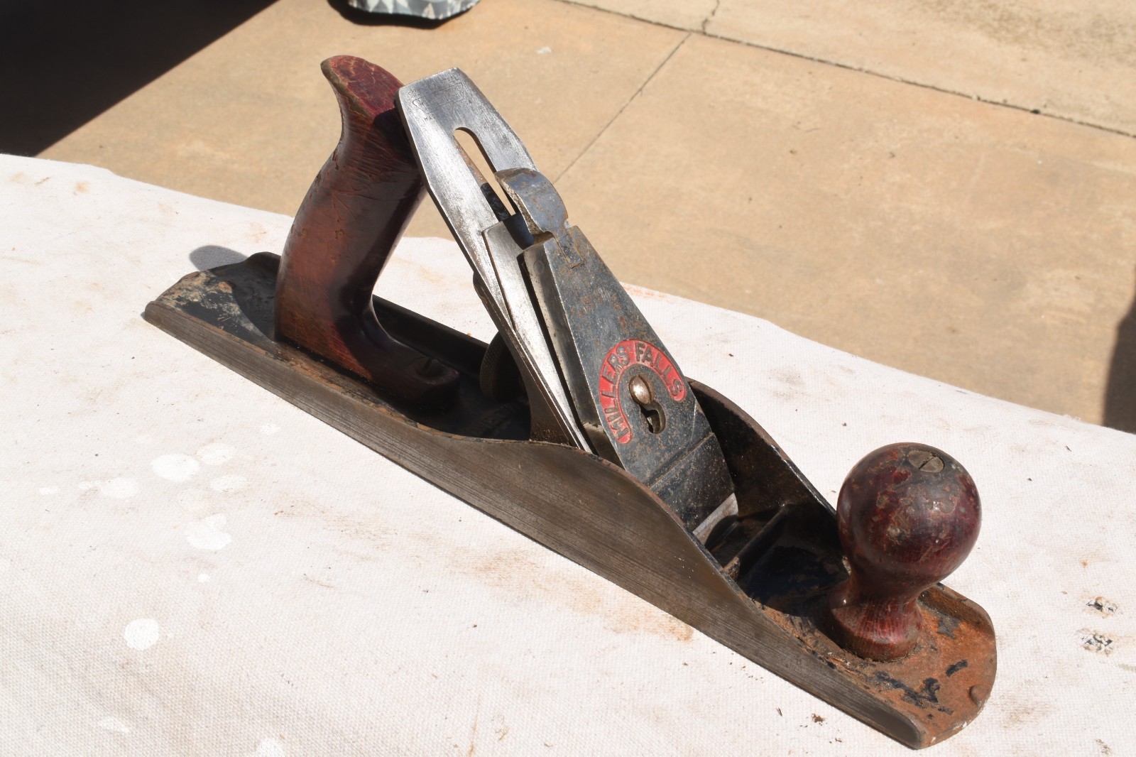 Barn find MILLERS FALLS No. 14c Corrugated Carpenter Plane All Original