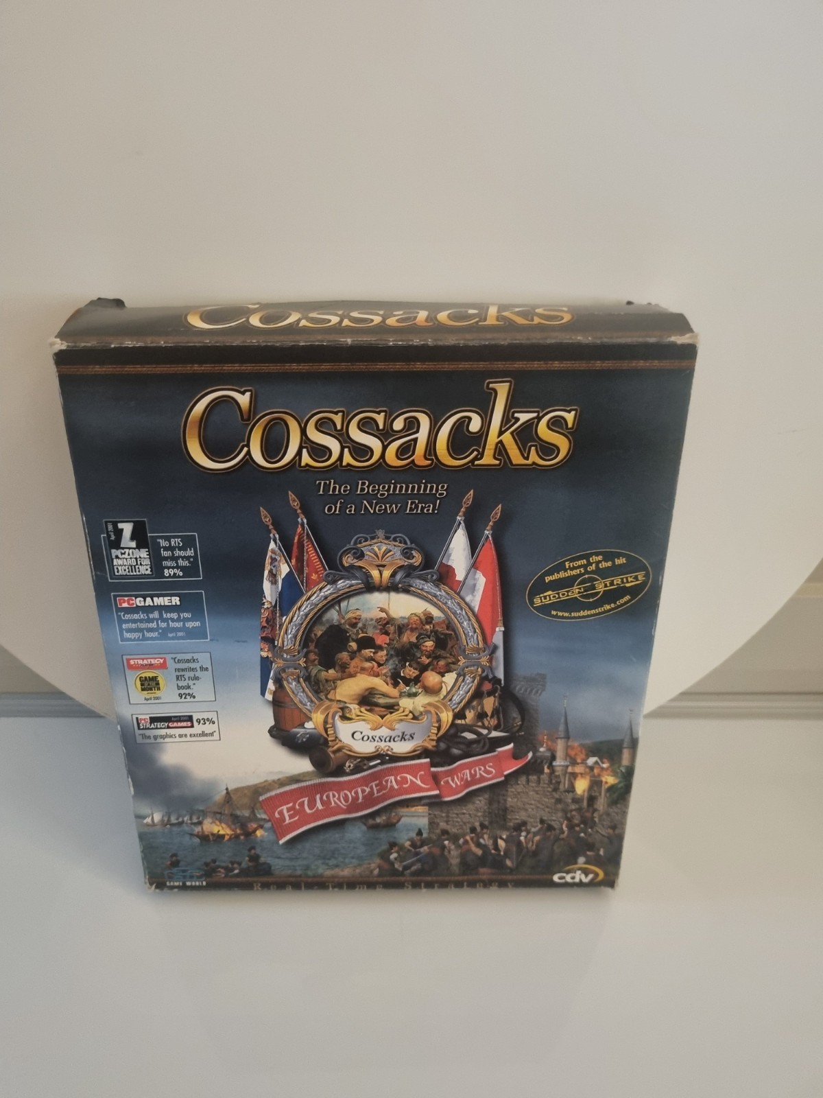 Cossacks: European Wars – PC Big Box (BOX ONLY) – 2001 – Vintage Collectible