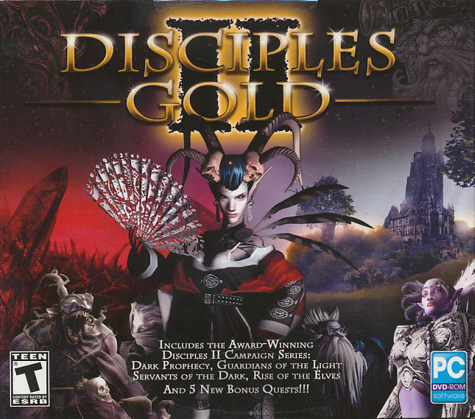 DISCIPLES II GOLD 2 - 4x RPG PC Games - Dark Prophecy, Rise of the Elves,etc NEW