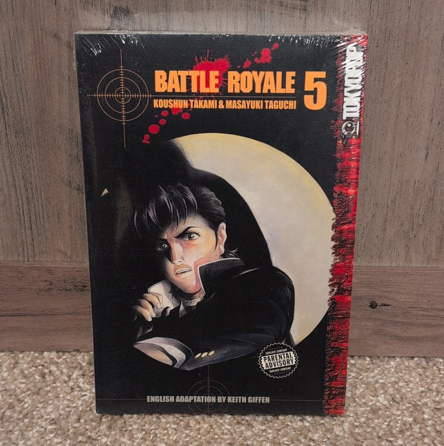 Tokyopop Battle Royale Manga Vol 5 English Softcover Takami Taguchi B&W Sealed