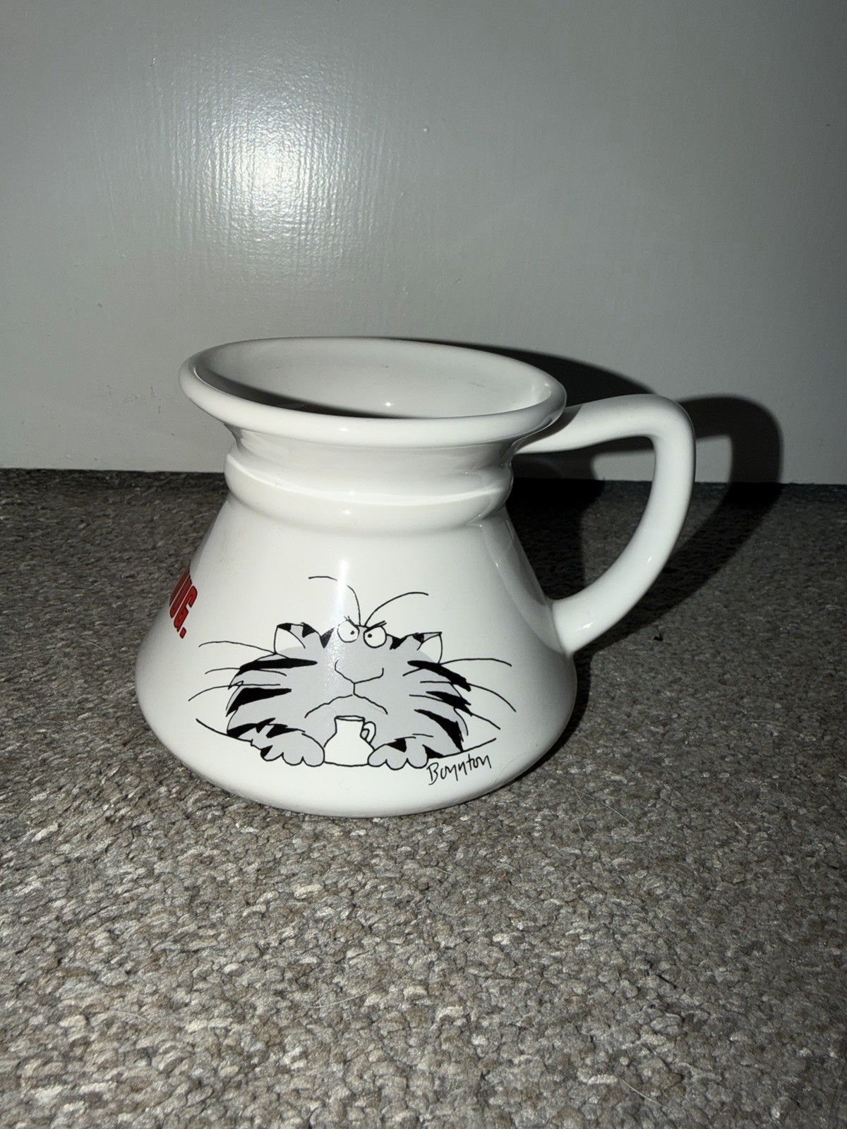 Vintage Sandra Boynton Spill Proof Mug - Keep Your Paws Off My Mug - Cat