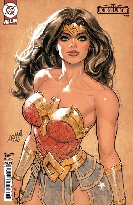 WONDER WOMAN #35 - DAVID NAKAYAMA COVER B VARIANT