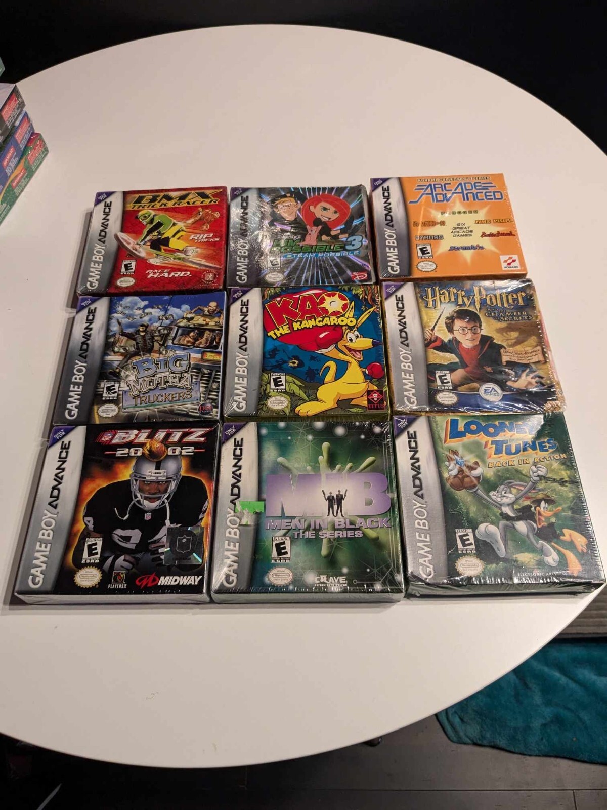 BRAND NEW SEALED GAME BOY ADVANCE LOT KAO THE KANGAROO Looney Tunes Harry Potter