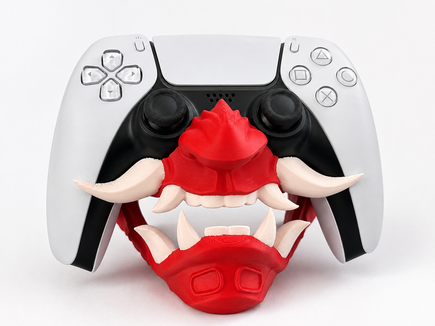 Japanese Oni Mask PS5 Controller Stand Holder Ghost of Yōtei Playstation 5