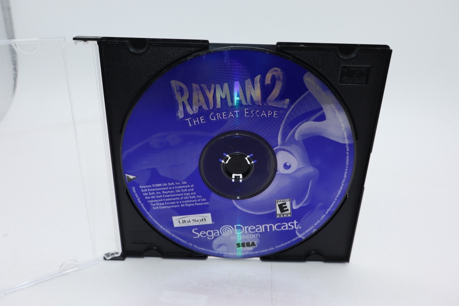Rayman 2: The Great Escape (Sega Dreamcast, 2000) Disc Only