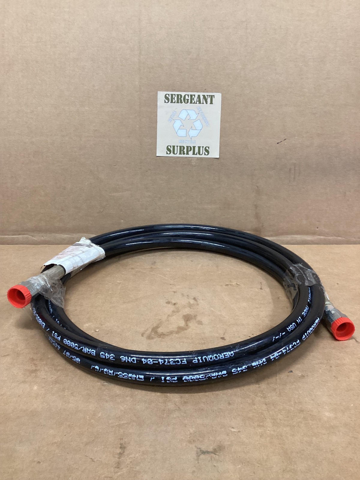 Hose, hydraulic boom section, winch/HEMTT/Grove crane 4720-01-358-2505