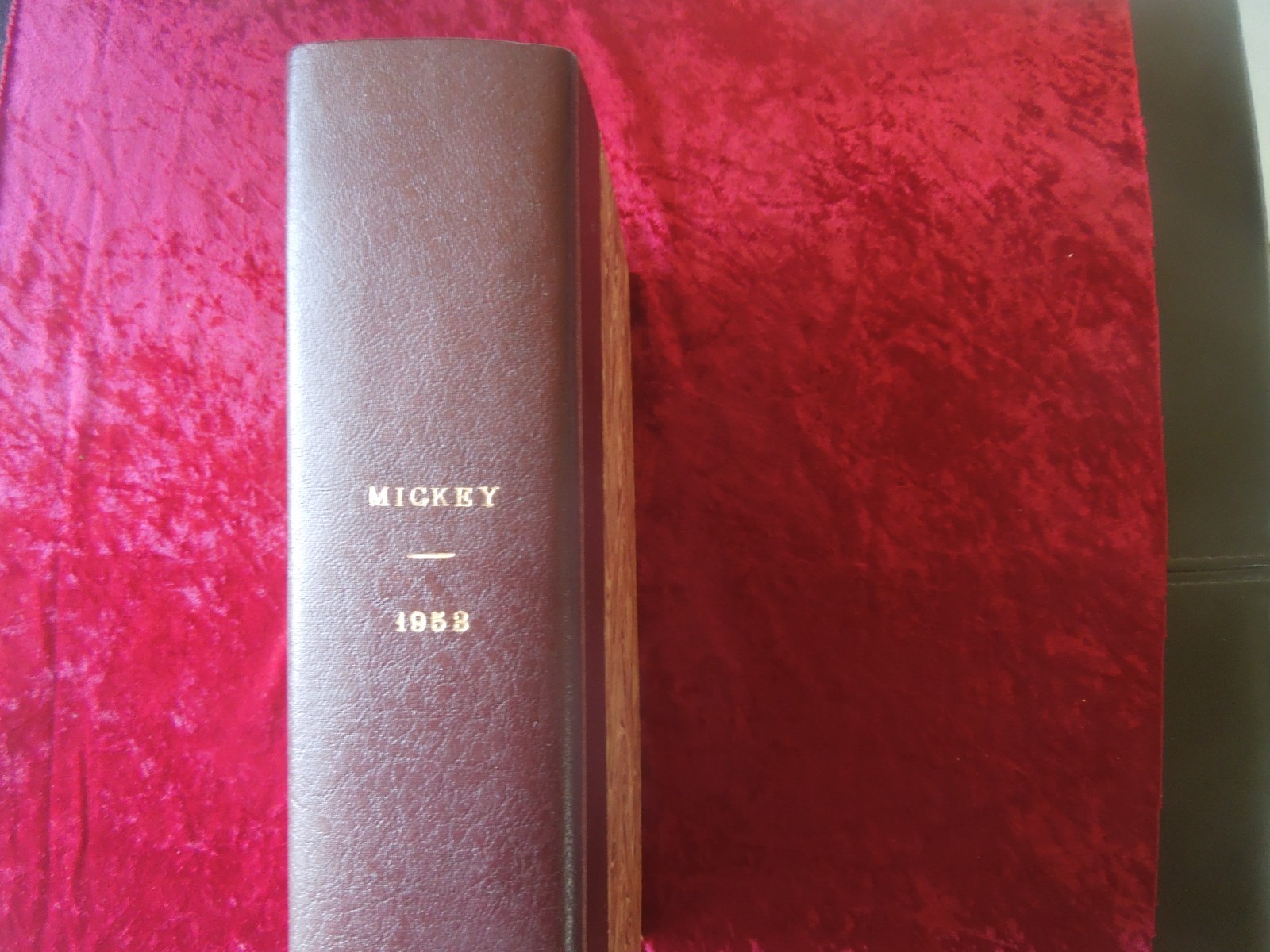 M 3  MICKEY MAGAZINE 1953   FRENCH SWISS +BELGIUM COMPLETE BIND  52 X SEE DESCRI