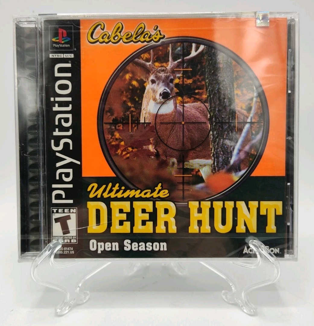 Cabela's Ultimate Deer Hunt - (PS1, 2002) *BRAND NEW, UNOPENED + Case Protector*