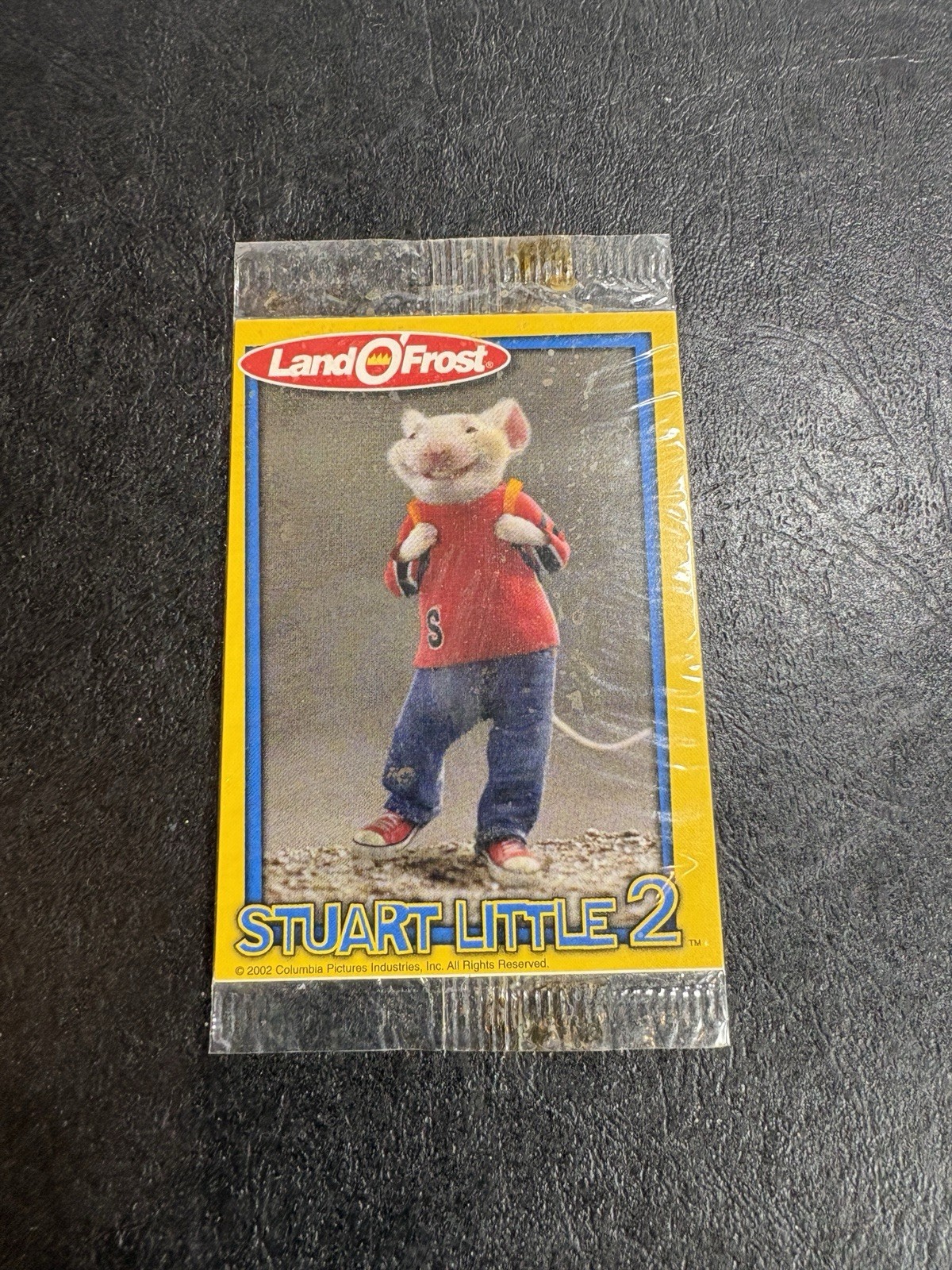 Stuart Little 2 “Land O Frost” Movie Card - In Factory Seal Packet - Rare 2002