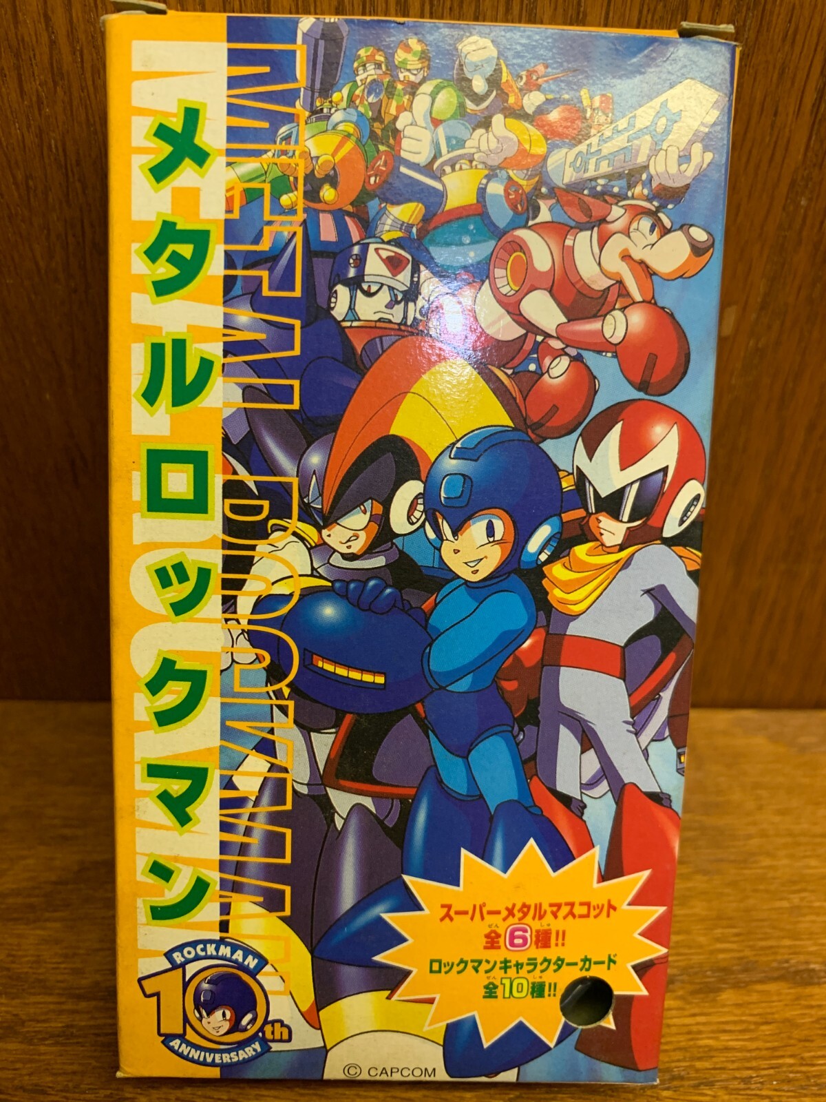 Capcom Mega Man ROCKMAN Metal Figure Chogokin Mini Set of 6  (only one box)