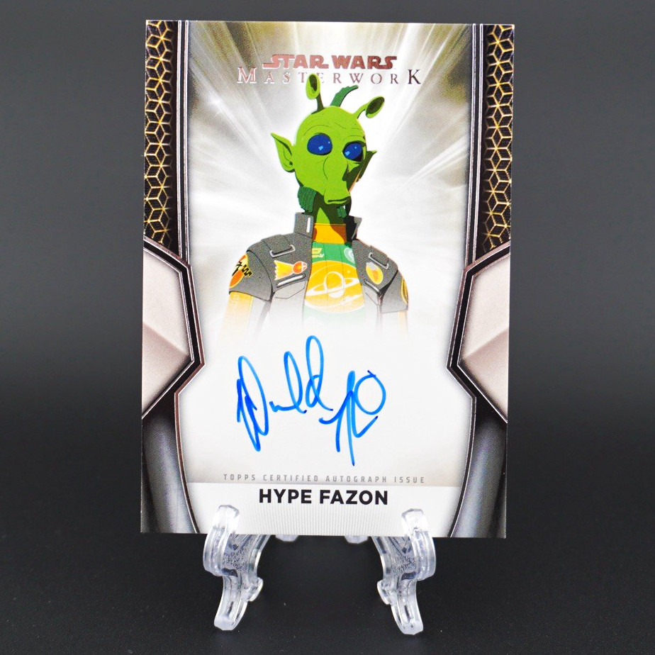 2025 Topps Star Wars Masterwork A-DF Donald Faison Hype Fazon Auto Insert