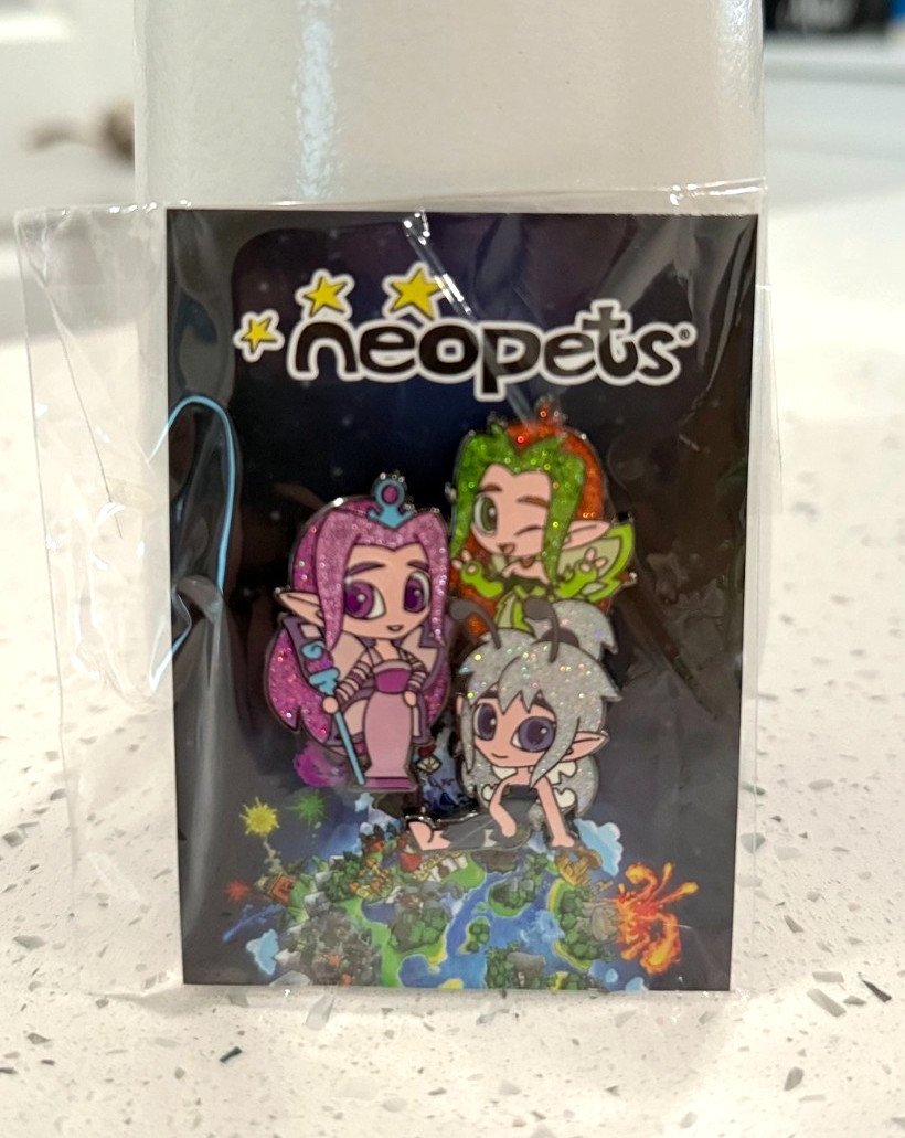 WYP SDCC26 Exclusive Neopets Faerie Chibi Trio Pin - NO CODE