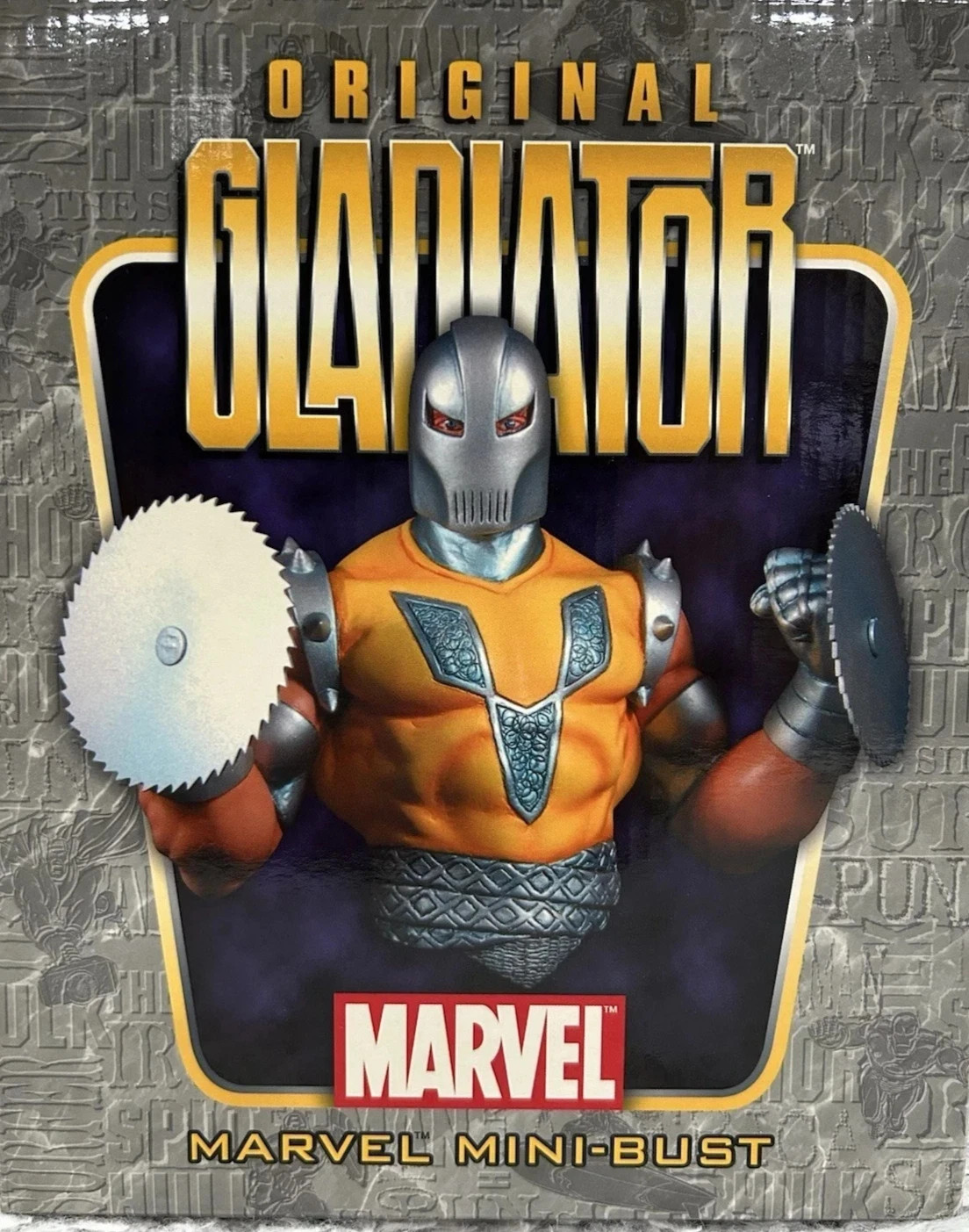 MARVVEL COMICS BOWENS DESIGN ORIGINAL GLADIATOR MARVEL MINI BUST 321/1500 2007