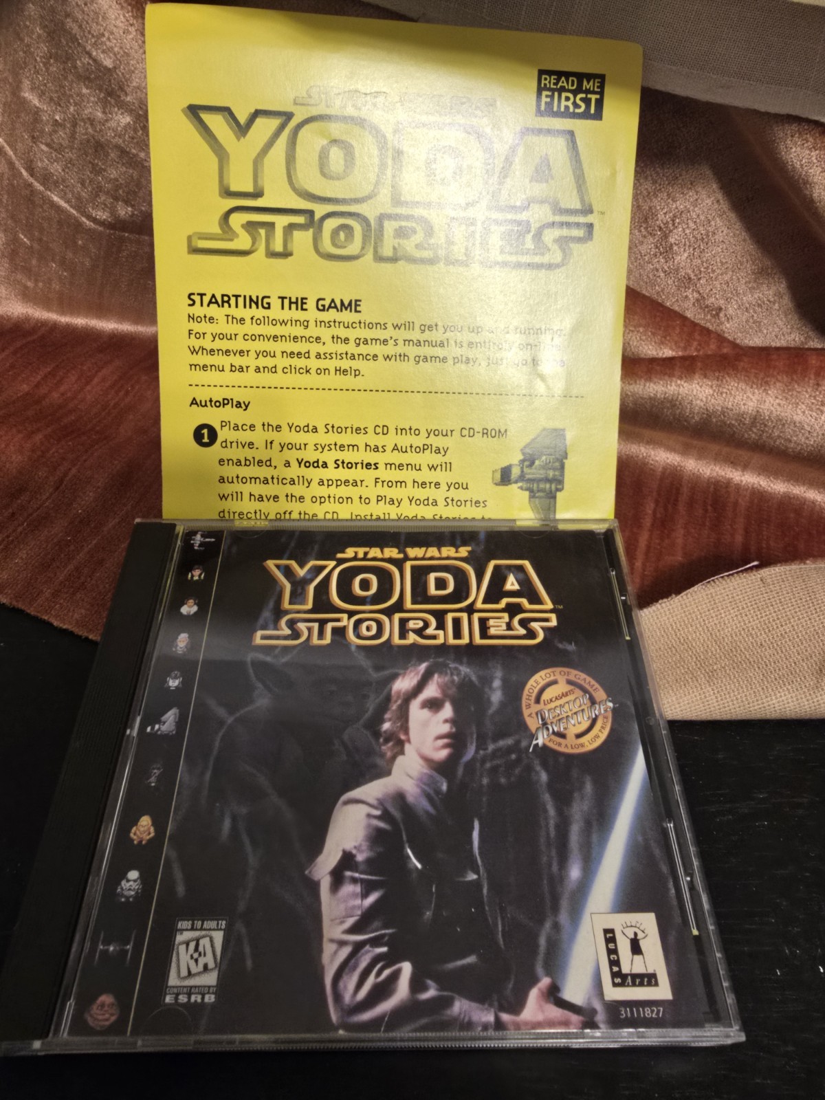 Star Wars: Yoda Stories (PC, 1997) - Jewel Case - Tested