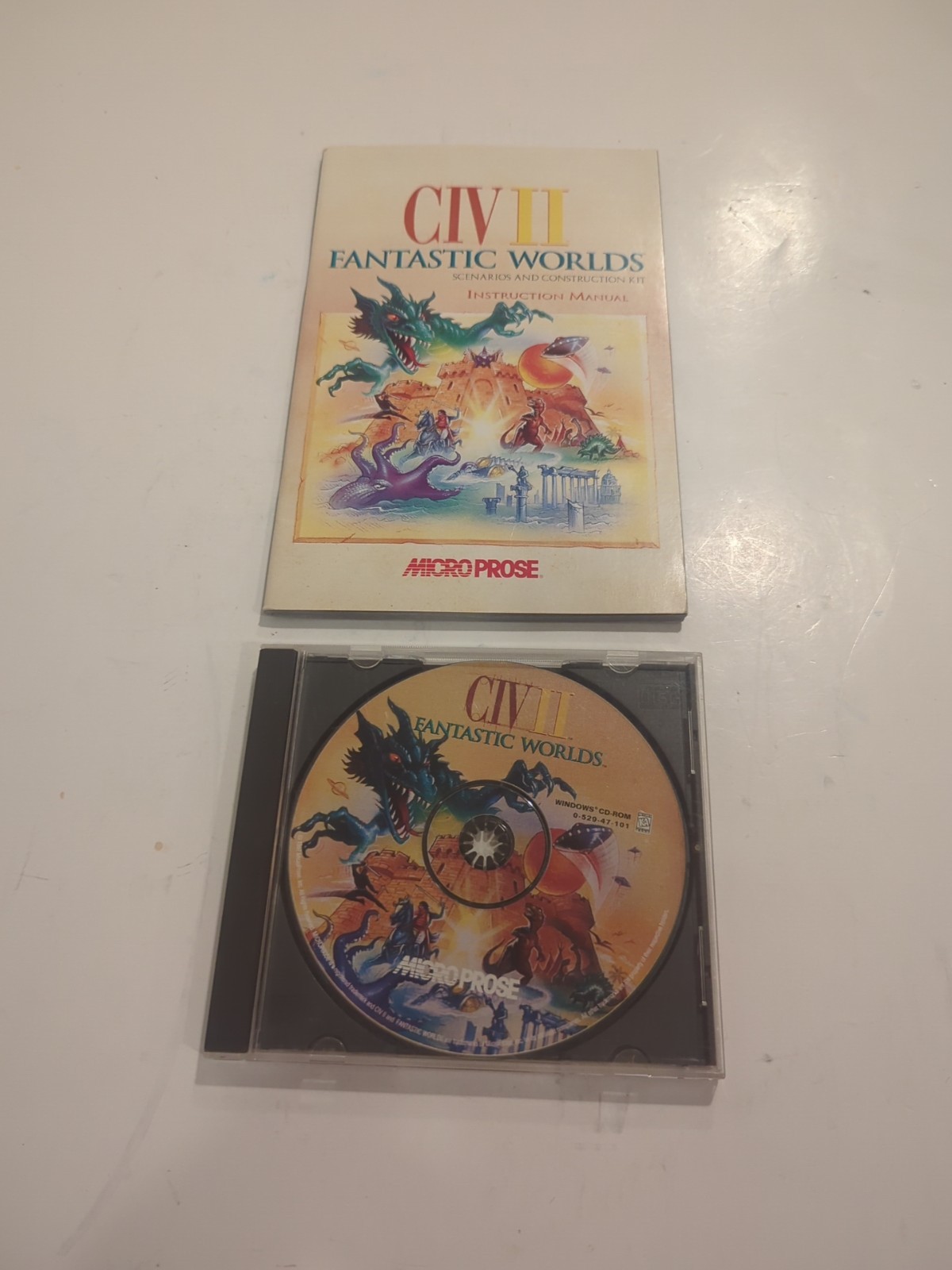 Sid Meier's Civilization II Expansion Pack Fantastic Worlds + Manual PC\CD