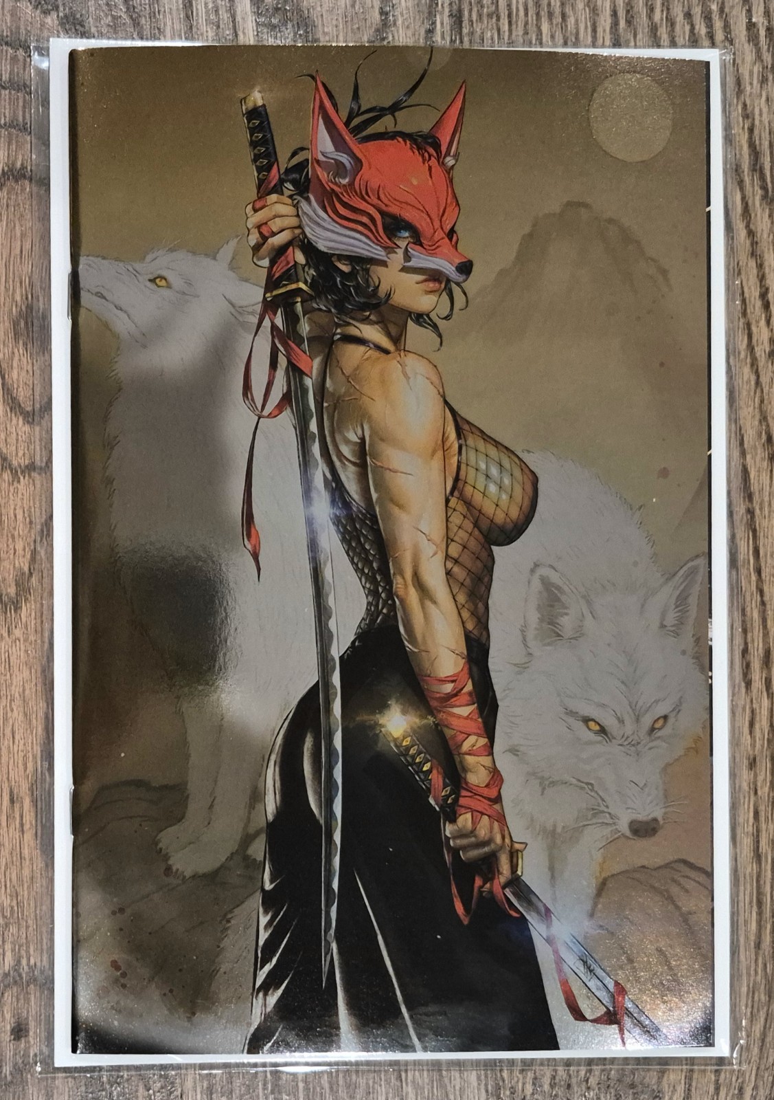 Exquisite Corpses Fox Mask Killer 1 Kyuyong EOM Variant Silver Foil LTD 500 NYCC