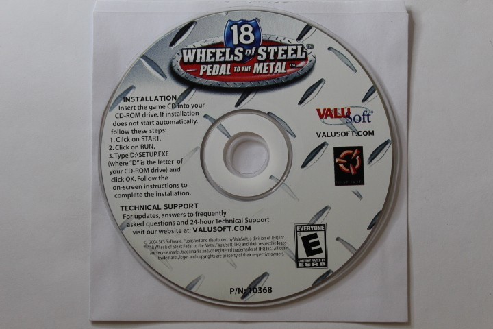 18 Wheels Of Steel Pedal To The Metal PC CD-ROM