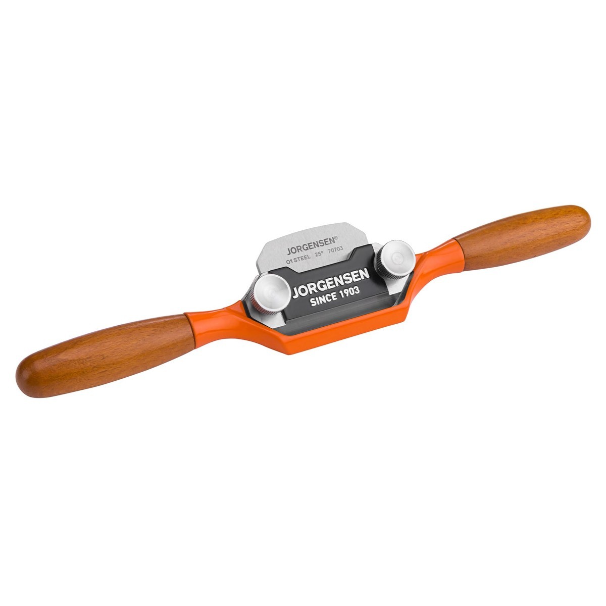 Jorgensen No.59F 70704 Stainless Steel Spokeshave Hand Planer Woodworking