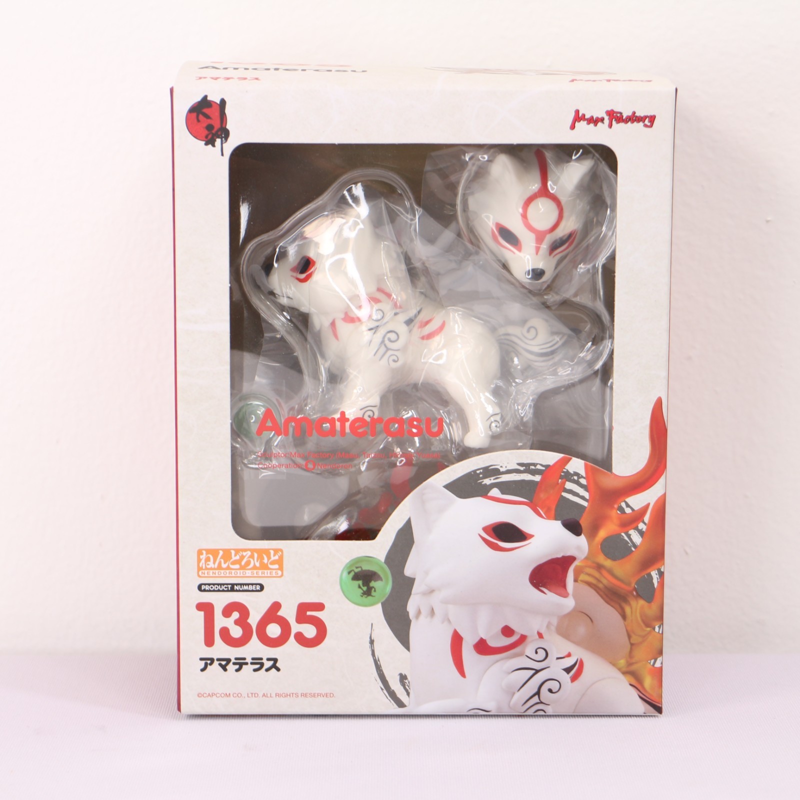 Okami Nendoroid Amaterasu Action Figure 1365 NEW Max Factory Game Collectible