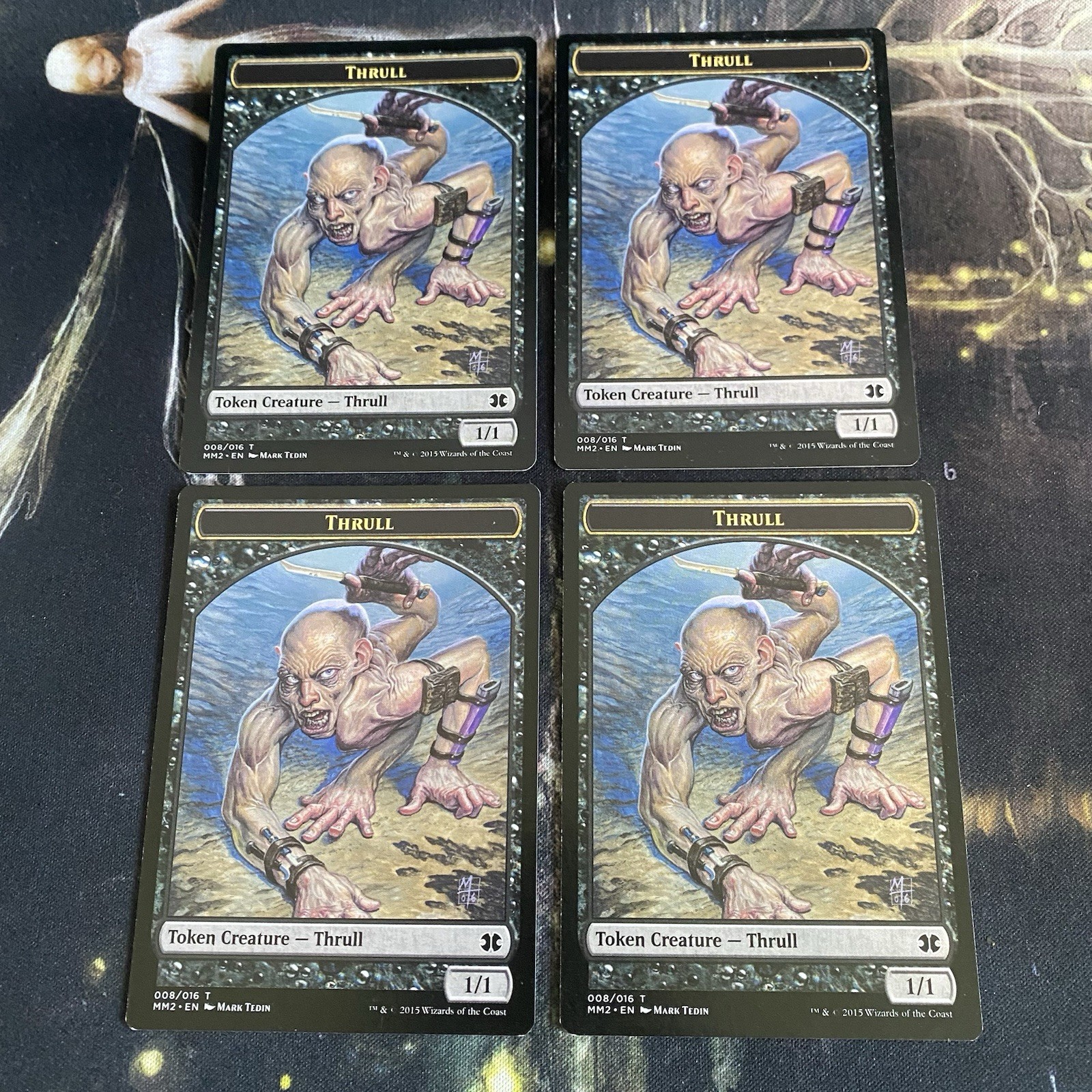 Magic Gathering - 4x Thrull Tokens - Modern Masters 2015 MTG - LOT OF MTG CARDS