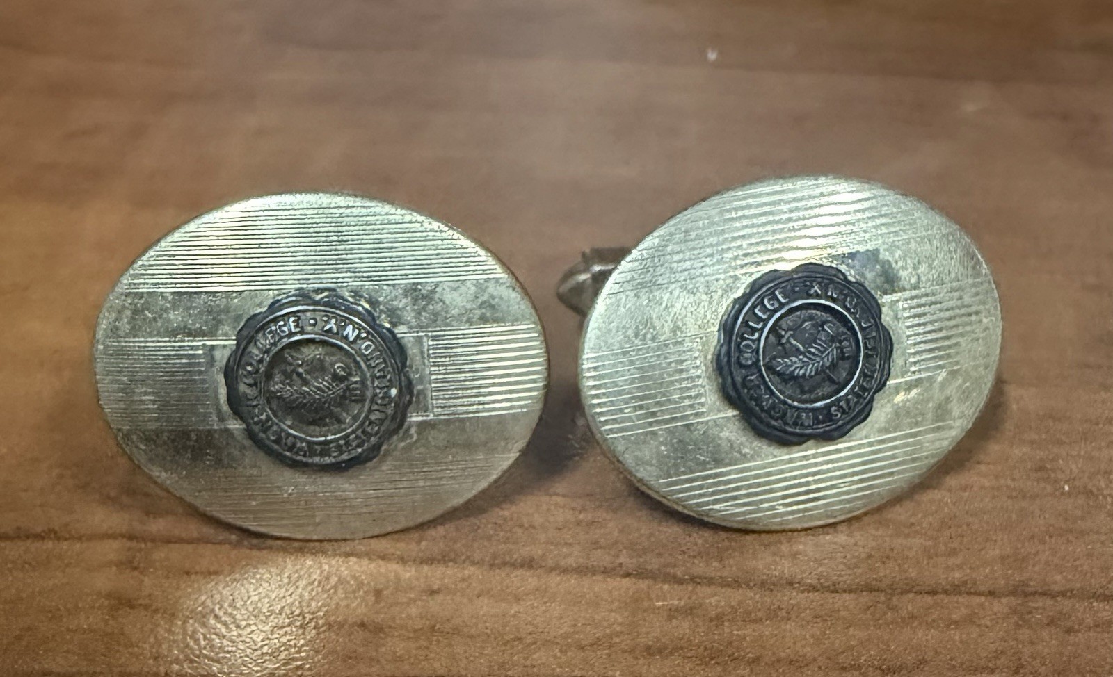 Vintage Original Wagner College Staten Island New York College Silver